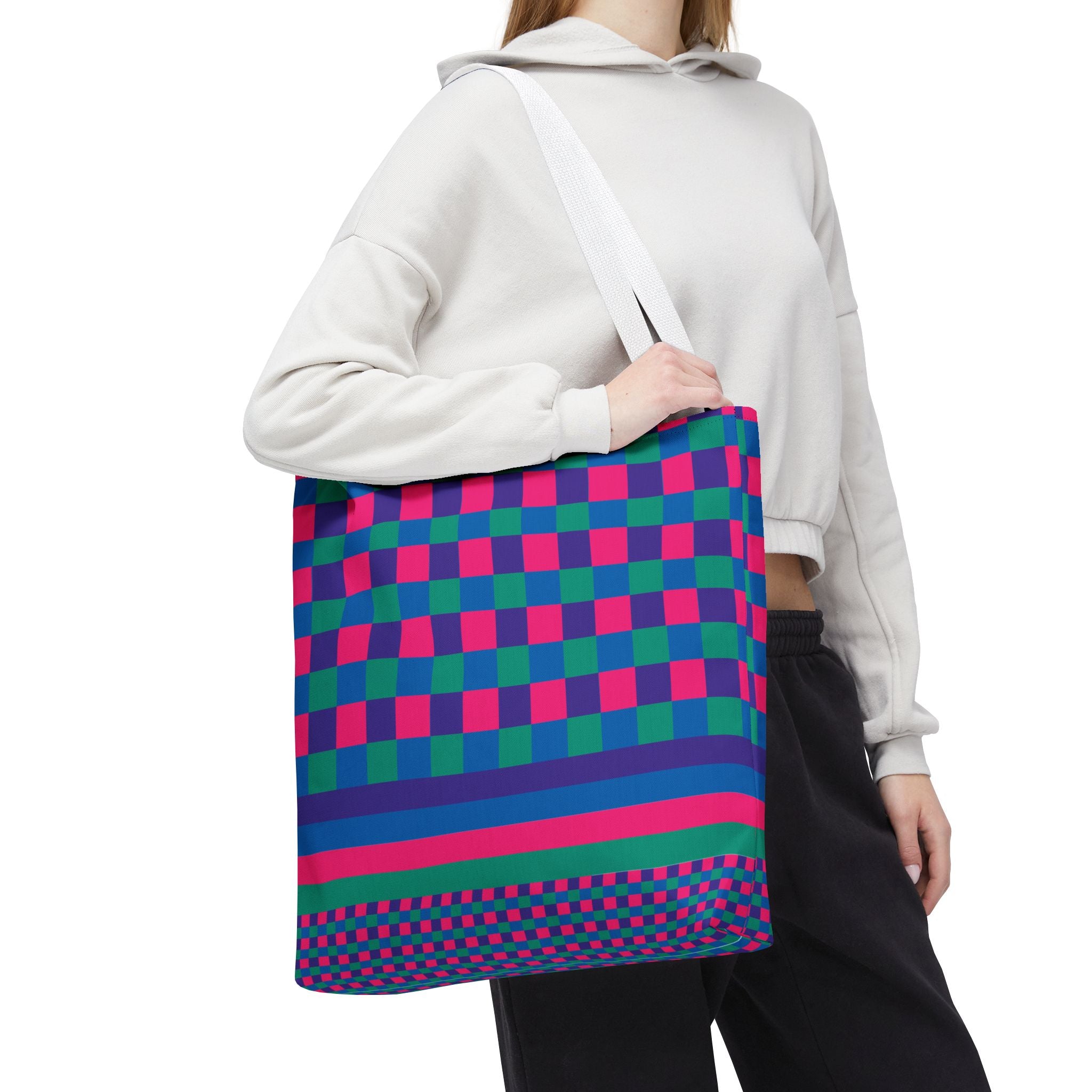 Colorblock Tote Bag