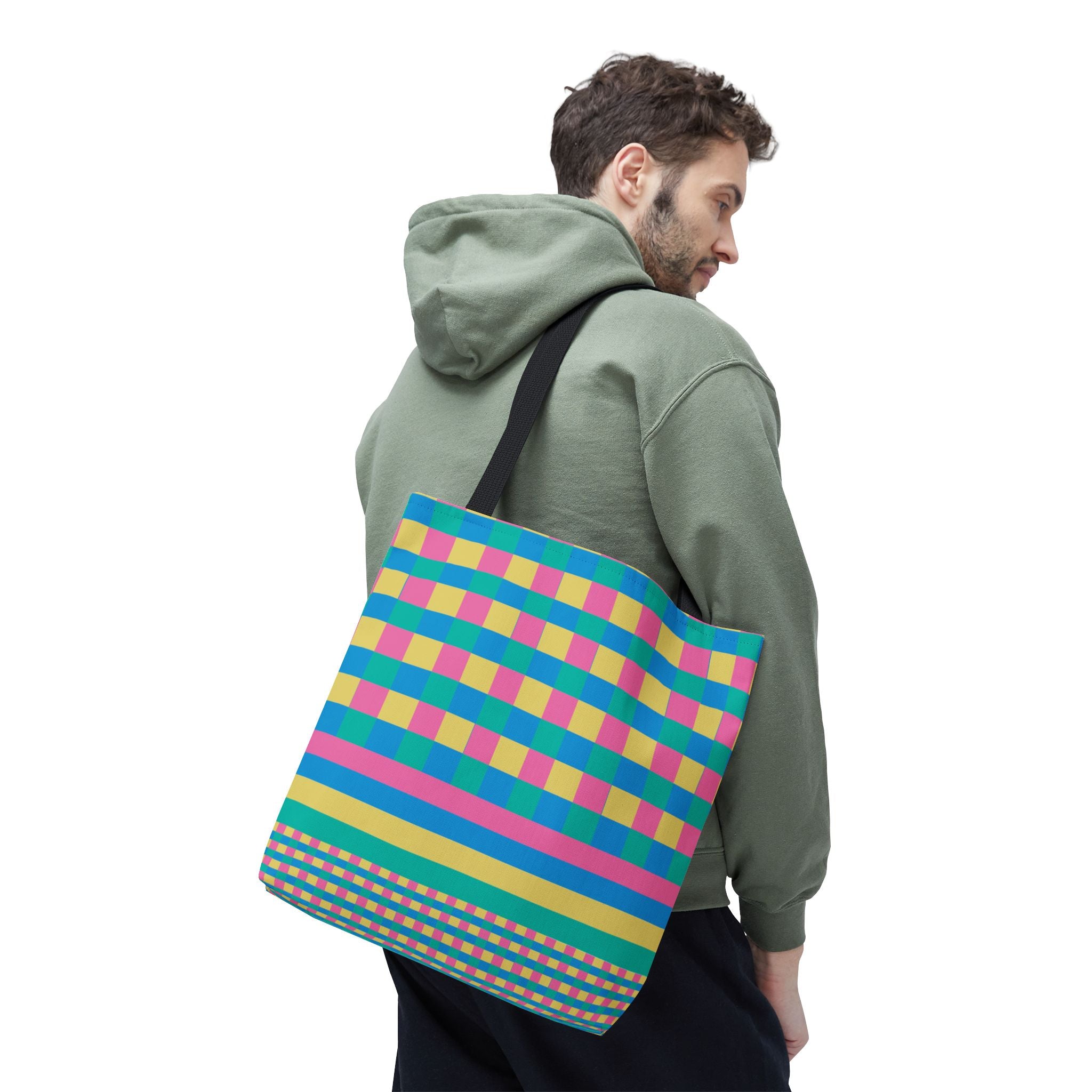 Colorblock Tote Bag