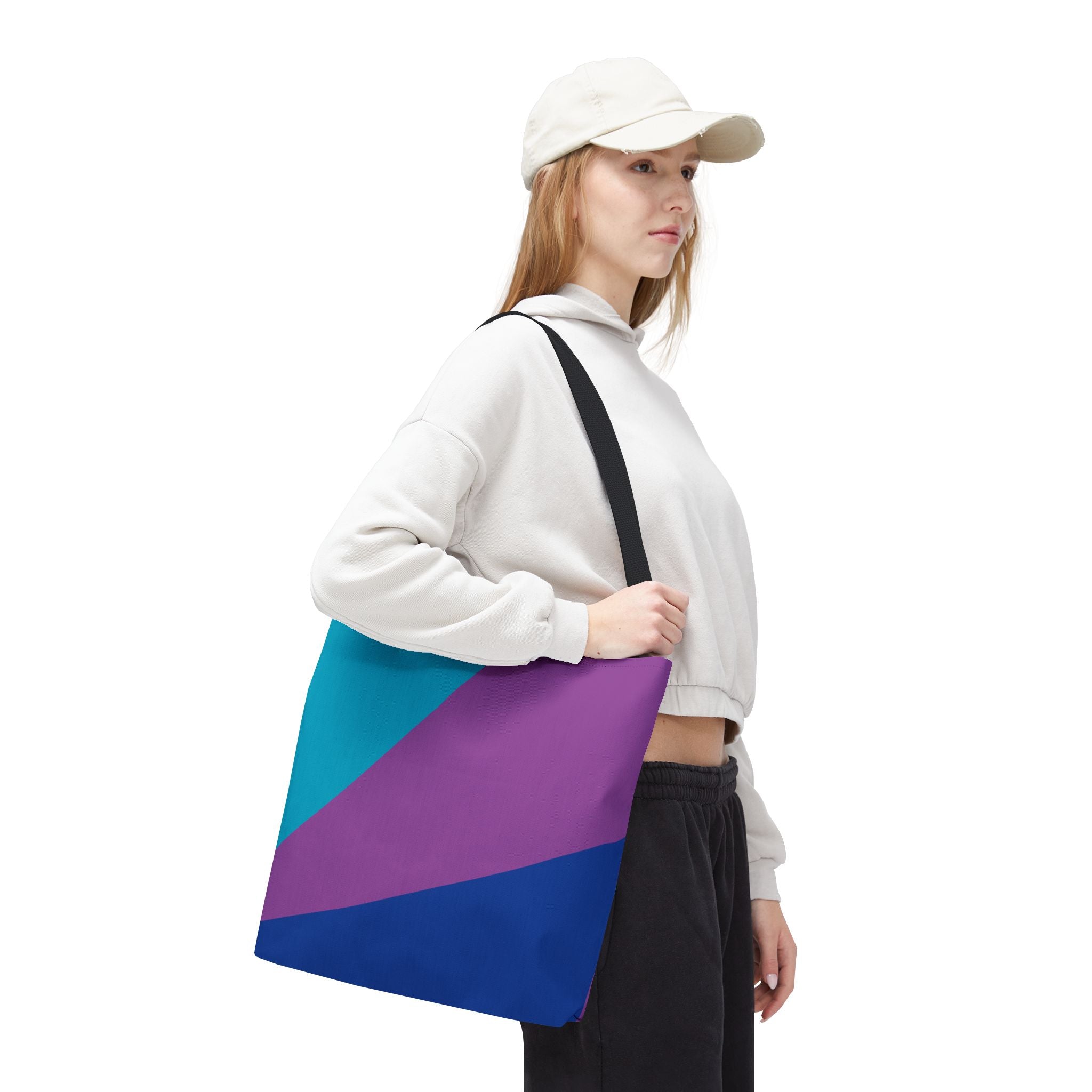 Colorblock Tote Bag