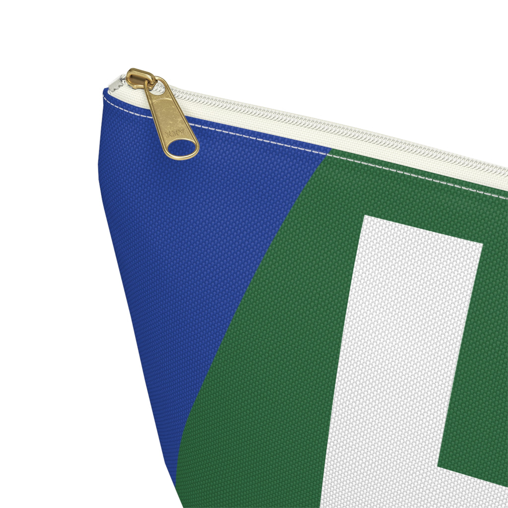 Colorblock Accessory Pouch — Monogram H T-Bottom Cosmetic Bag