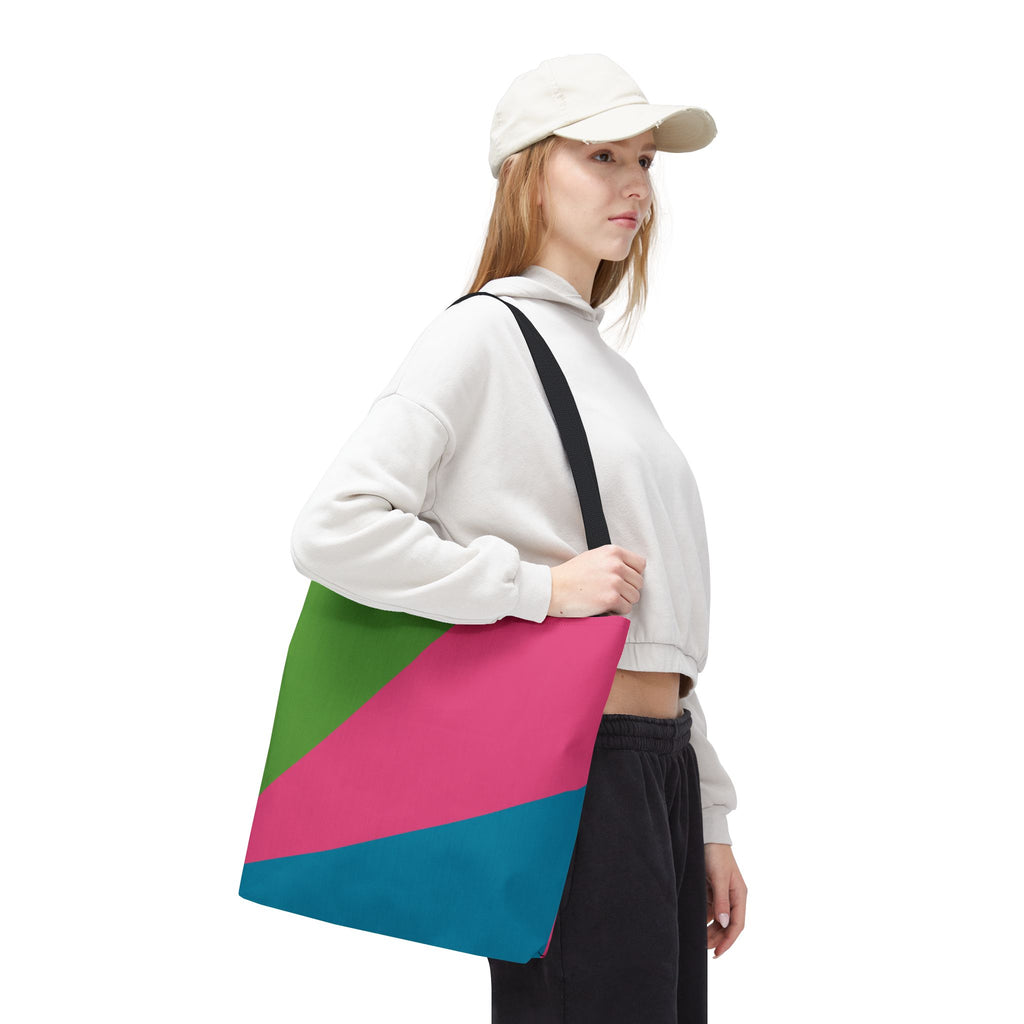 Colorblock Tote Bag