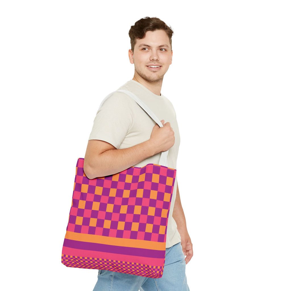 Colorblock Tote Bag