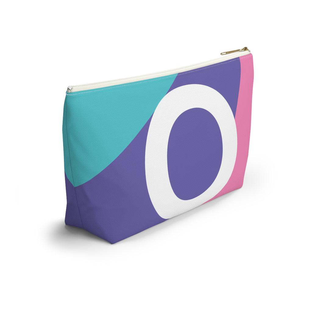 Colorblock Accessory Pouch — Monogram O T-Bottom Cosmetic Bag
