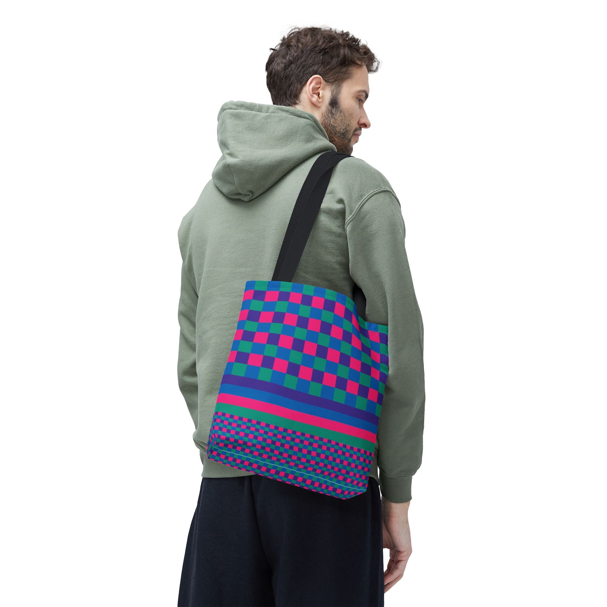 Colorblock Tote Bag