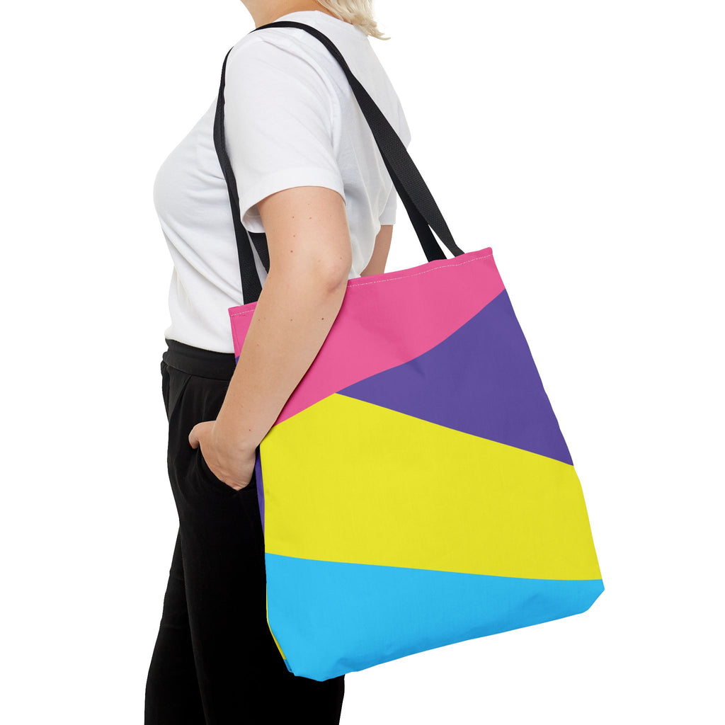 Colorblock Tote Bag