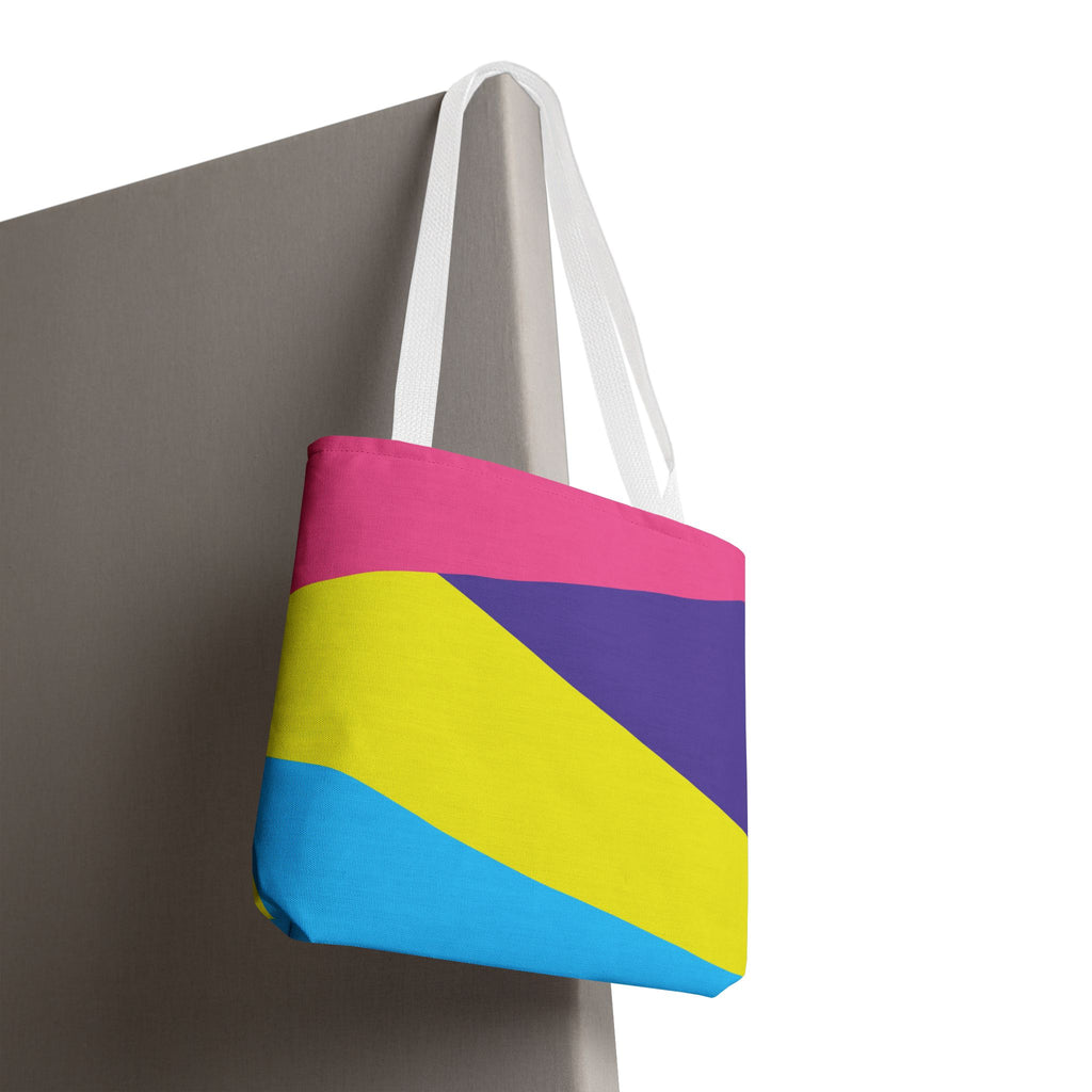 Colorblock Tote Bag