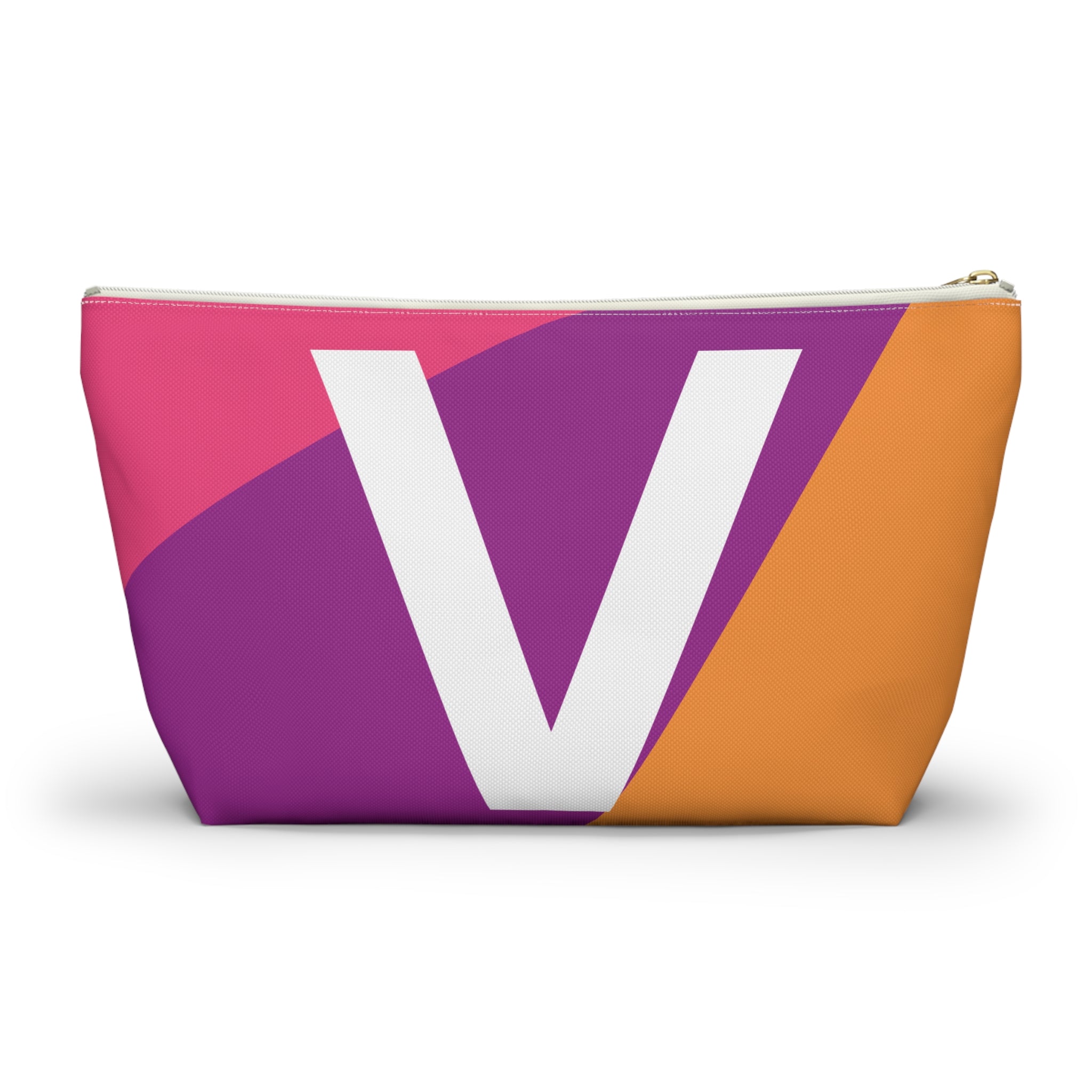 Colorblock Accessory Pouch — Monogram V T-Bottom Cosmetic Bag