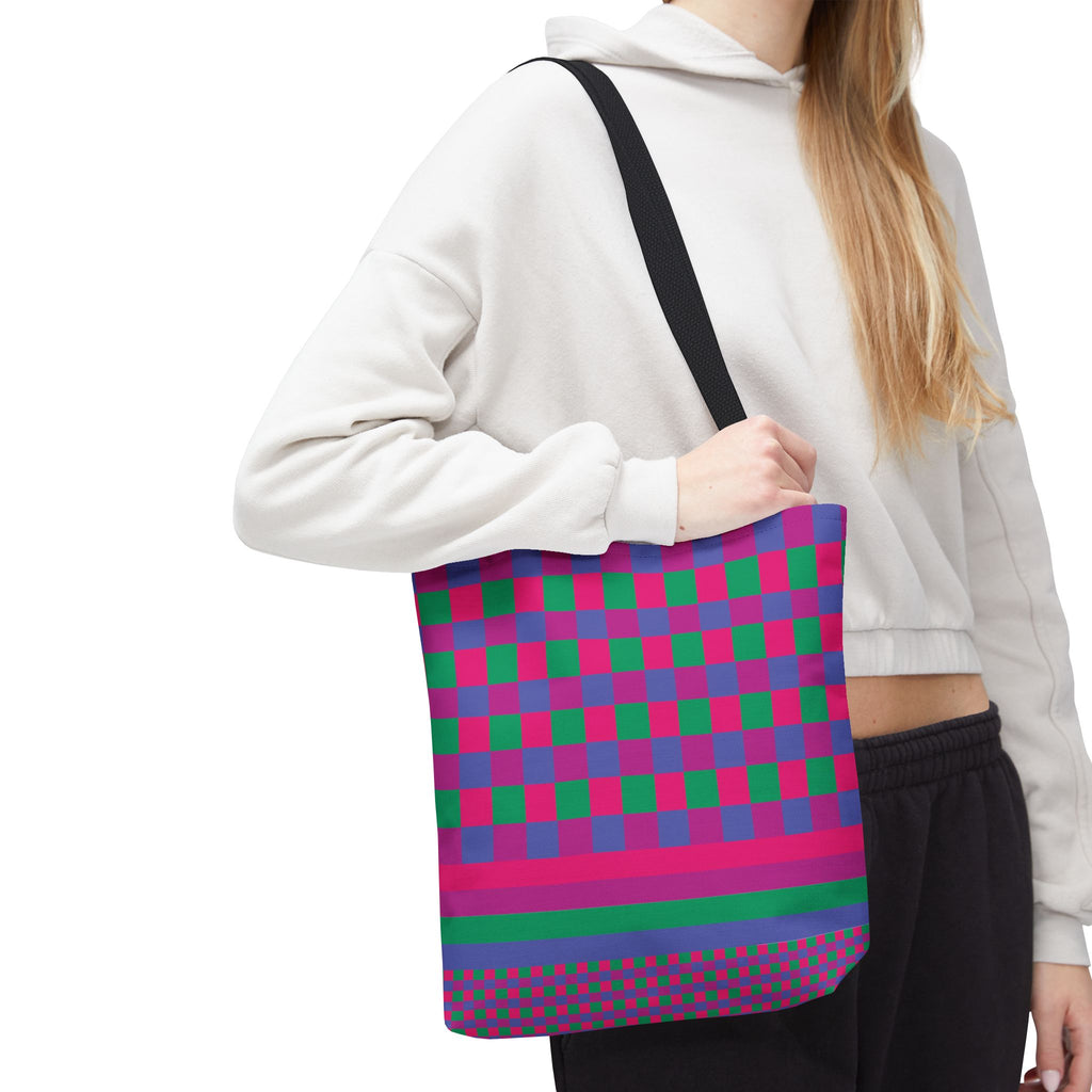 Colorblock Tote Bag