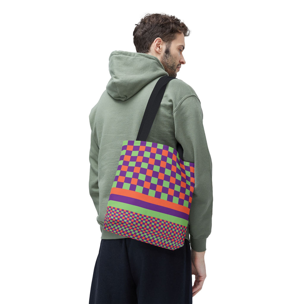 Colorblock Tote Bag