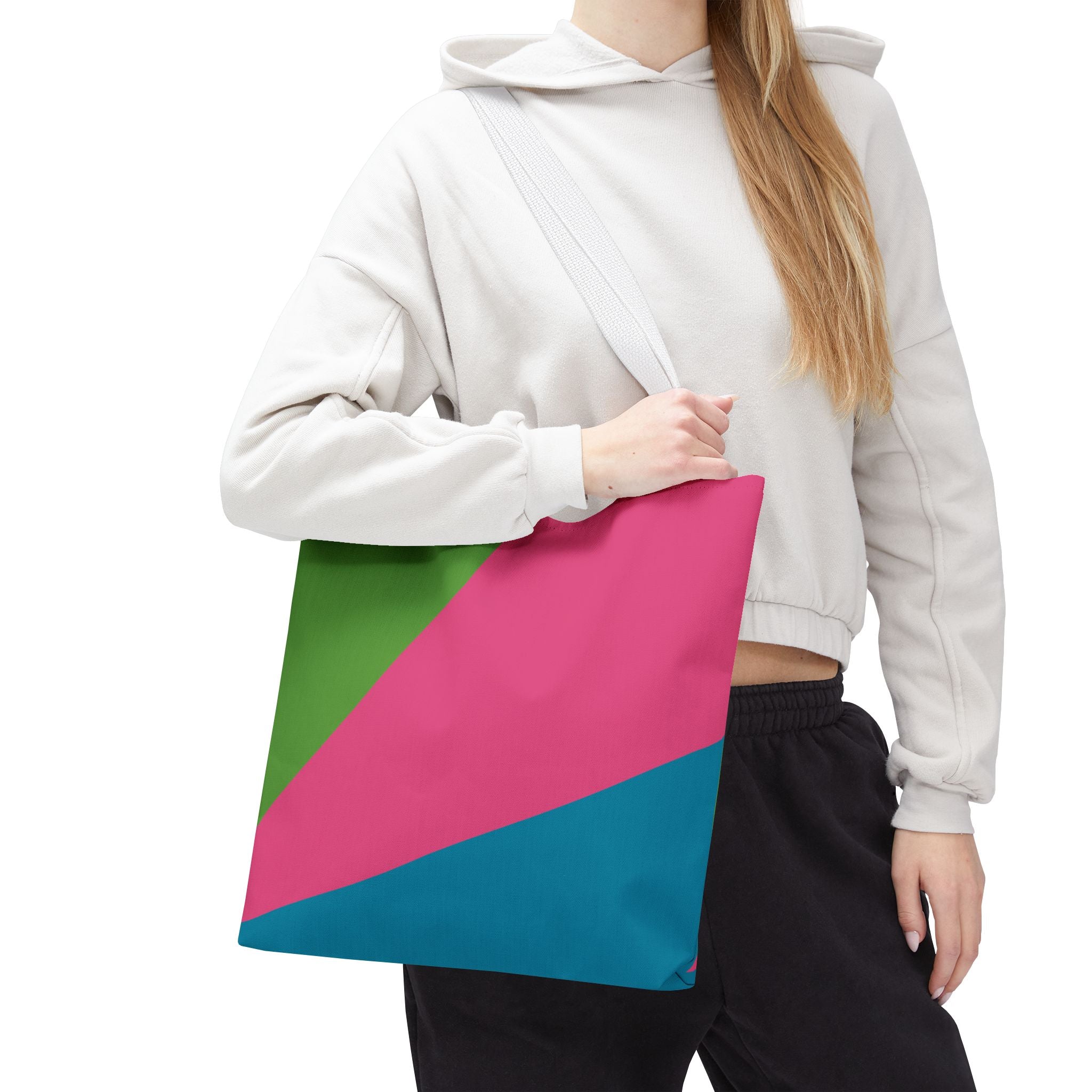 Colorblock Tote Bag