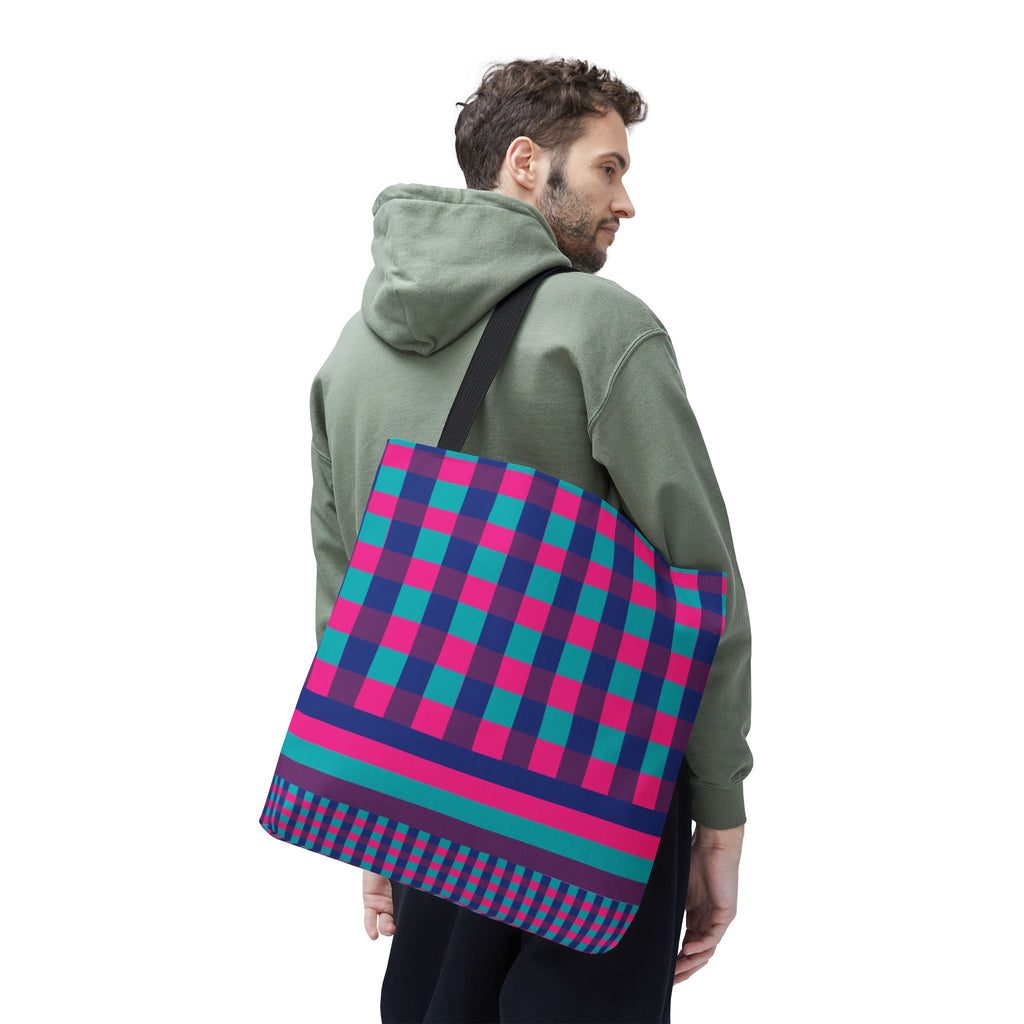 Colorblock Tote Bag