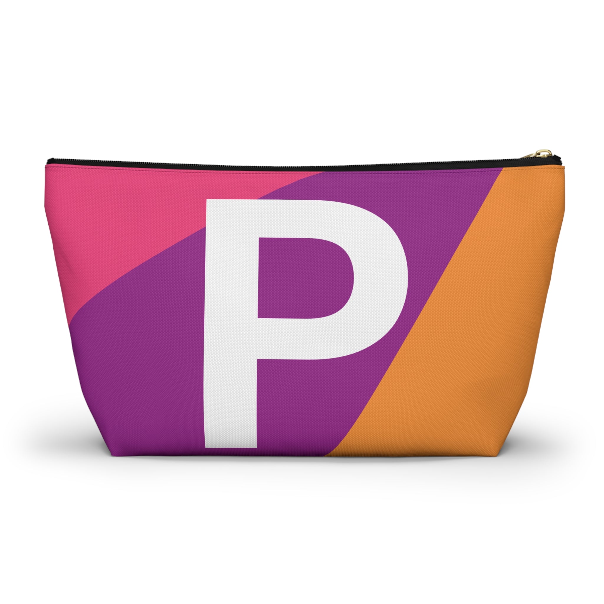 Colorblock Accessory Pouch — Monogram P T-Bottom Cosmetic Bag