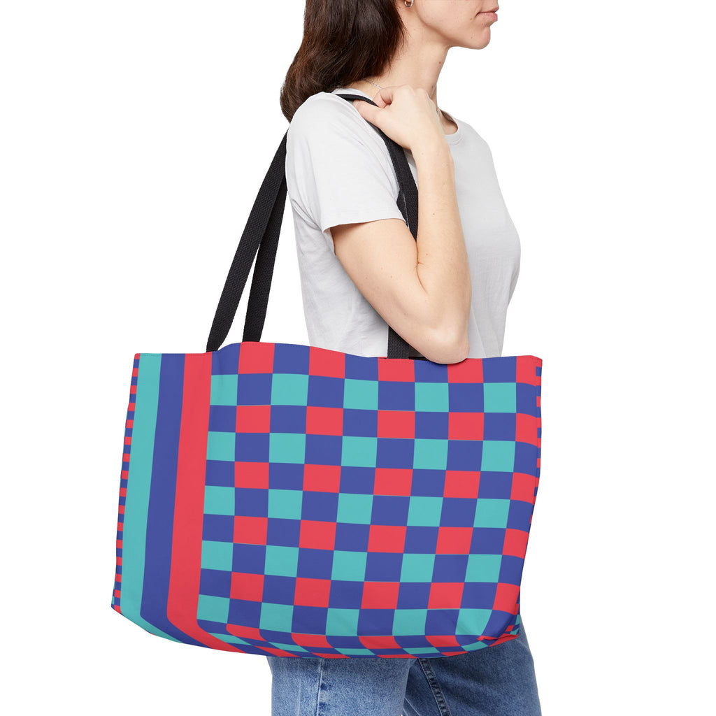 Colorblock Tote Bag