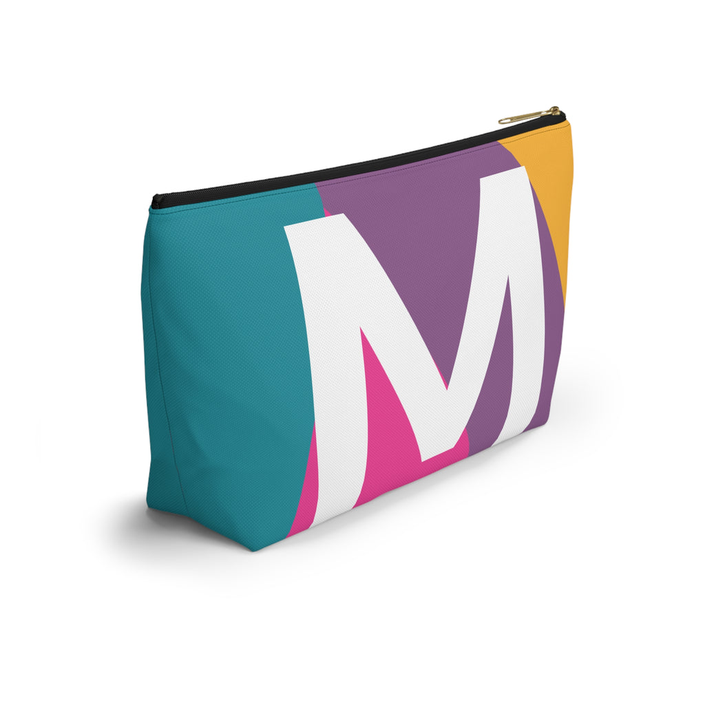 Colorblock Accessory Pouch — Monogram M T-Bottom Cosmetic Bag