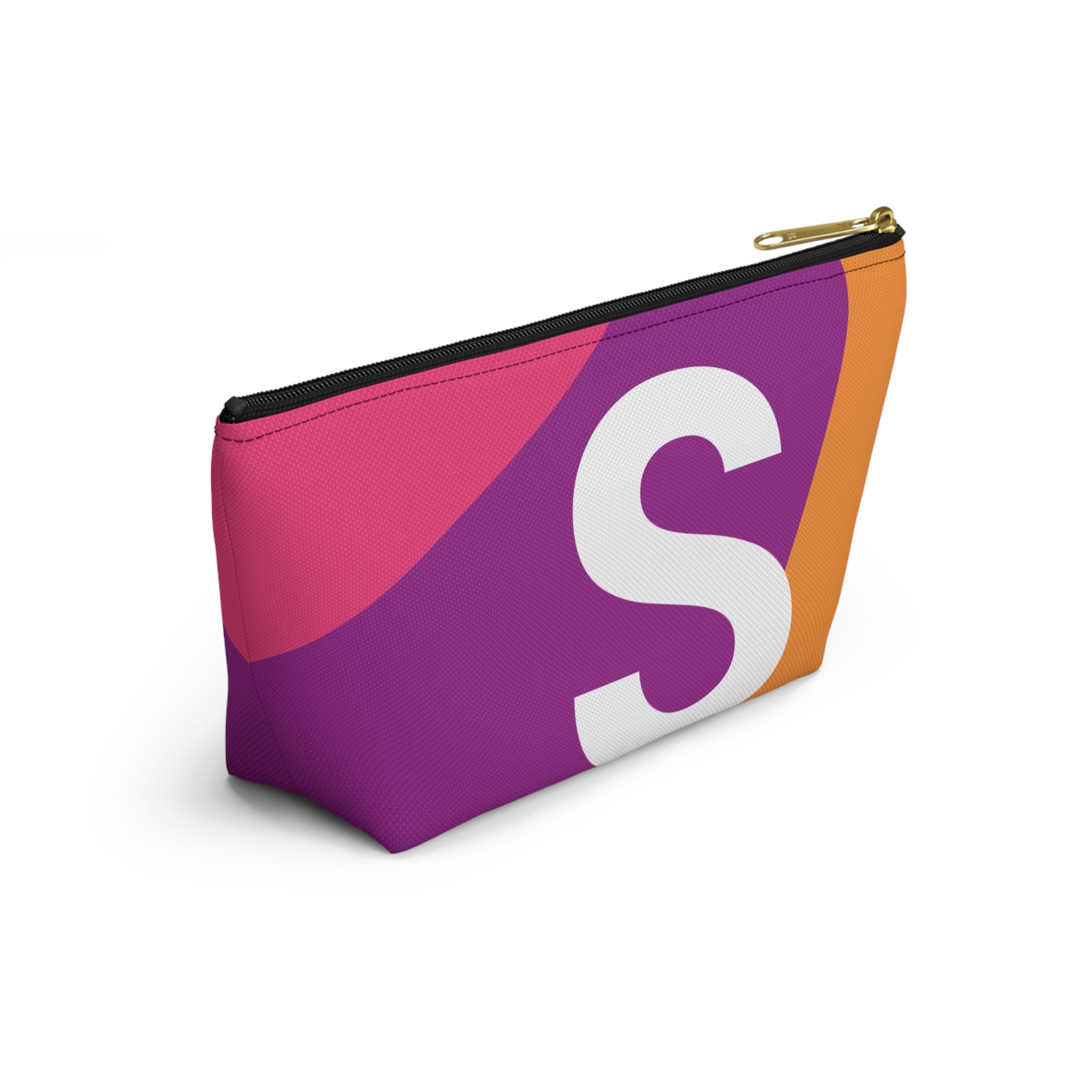 Colorblock Accessory Pouch — Monogram S T-Bottom Cosmetic Bag