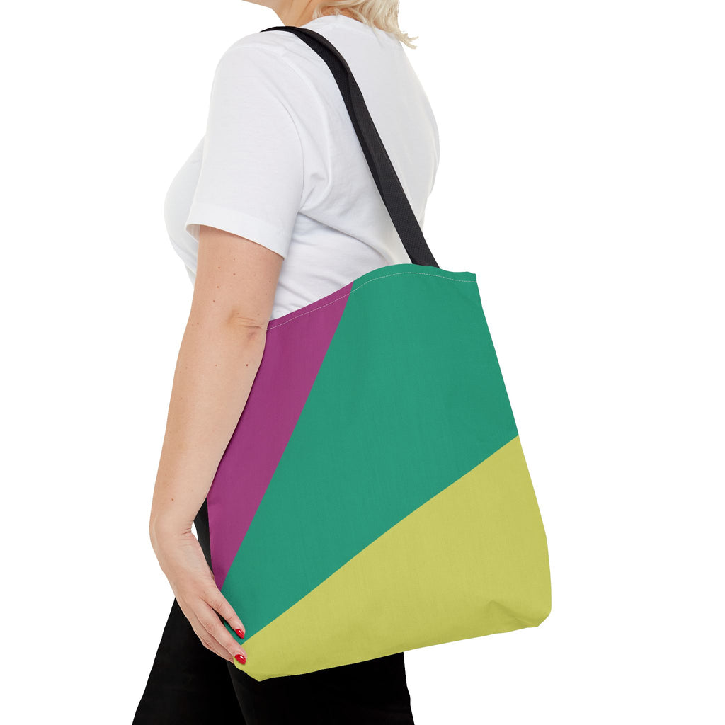 Colorblock Tote Bag