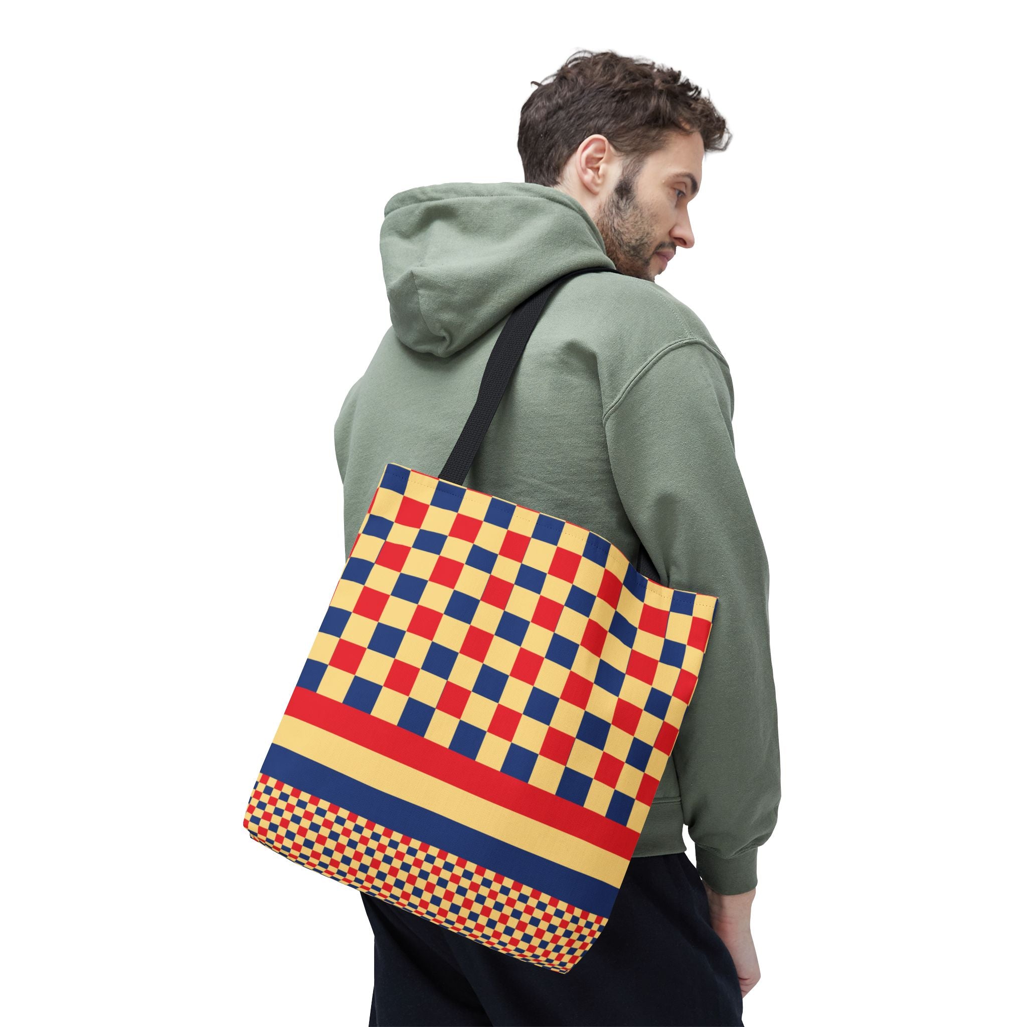 Colorblock Tote Bag