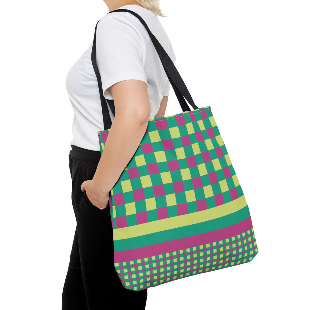 Colorblock Tote Bag