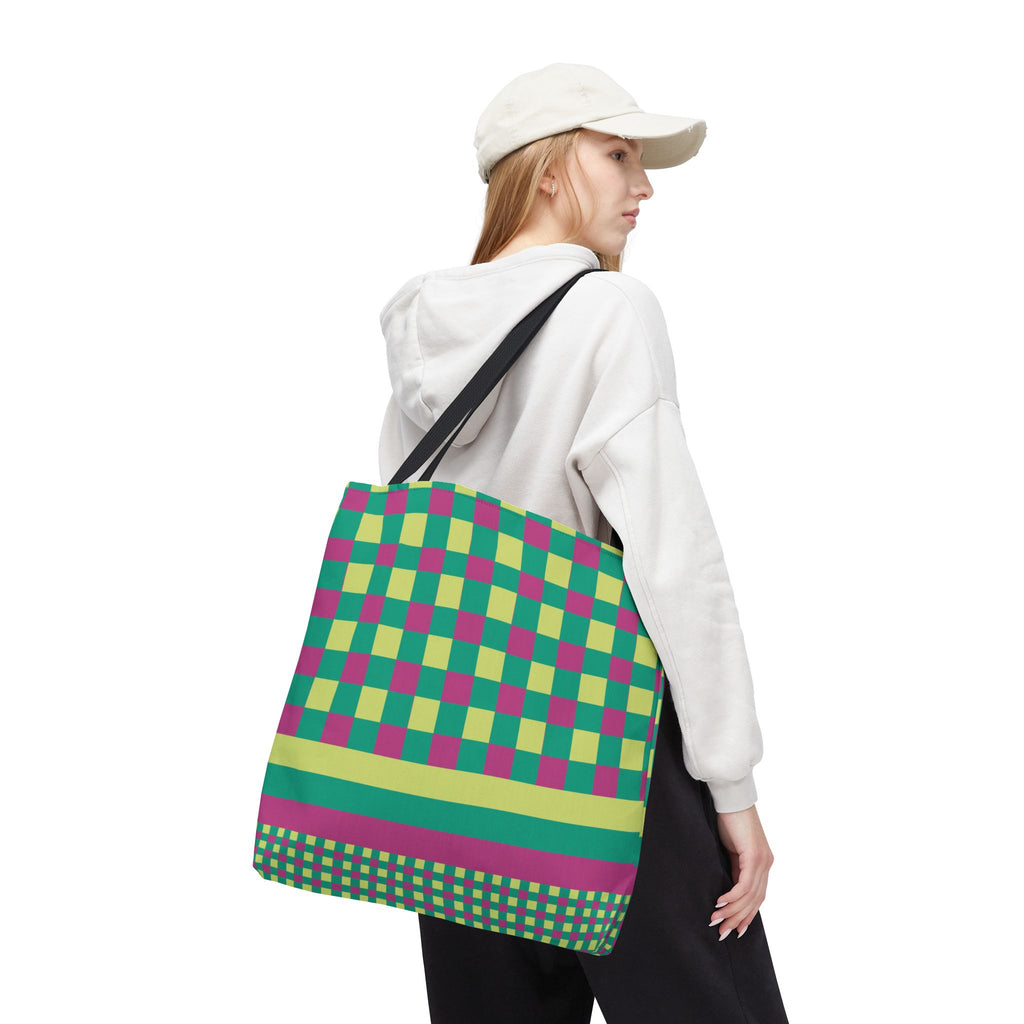 Colorblock Tote Bag