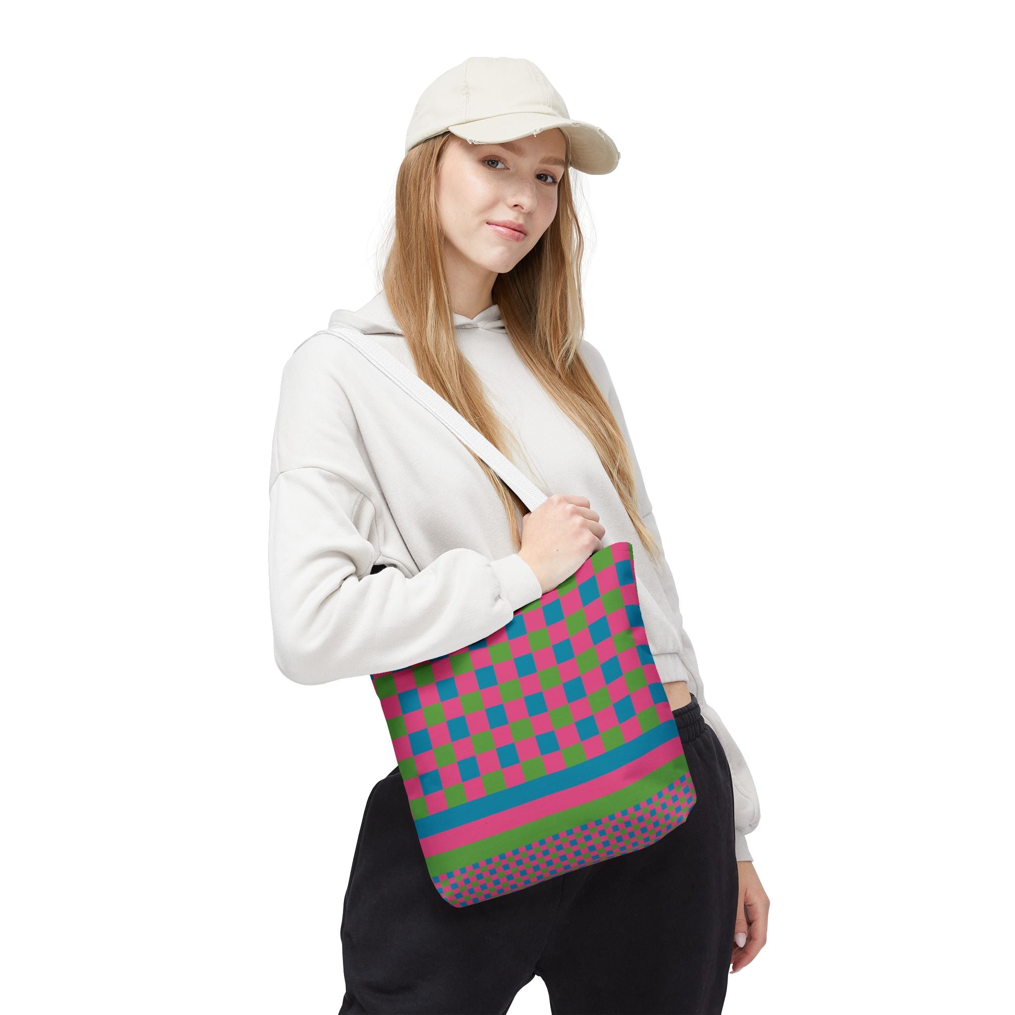 Colorblock Tote Bag