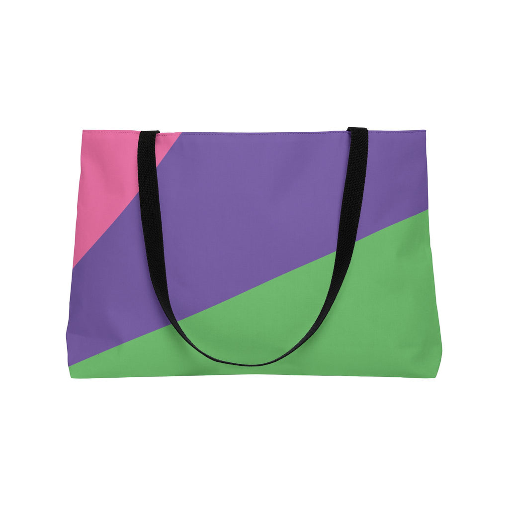 Colorblock Tote Bag