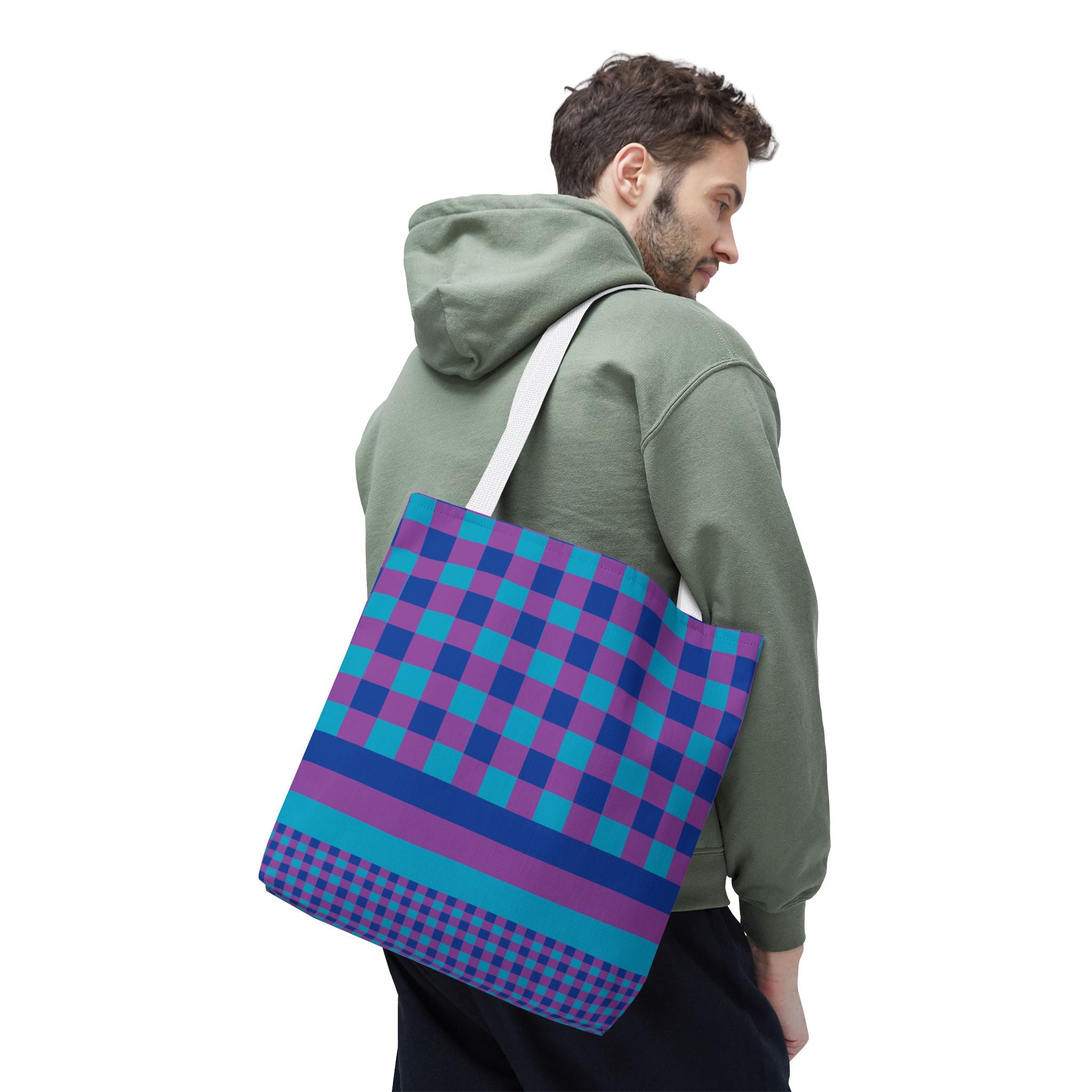 Colorblock Tote Bag