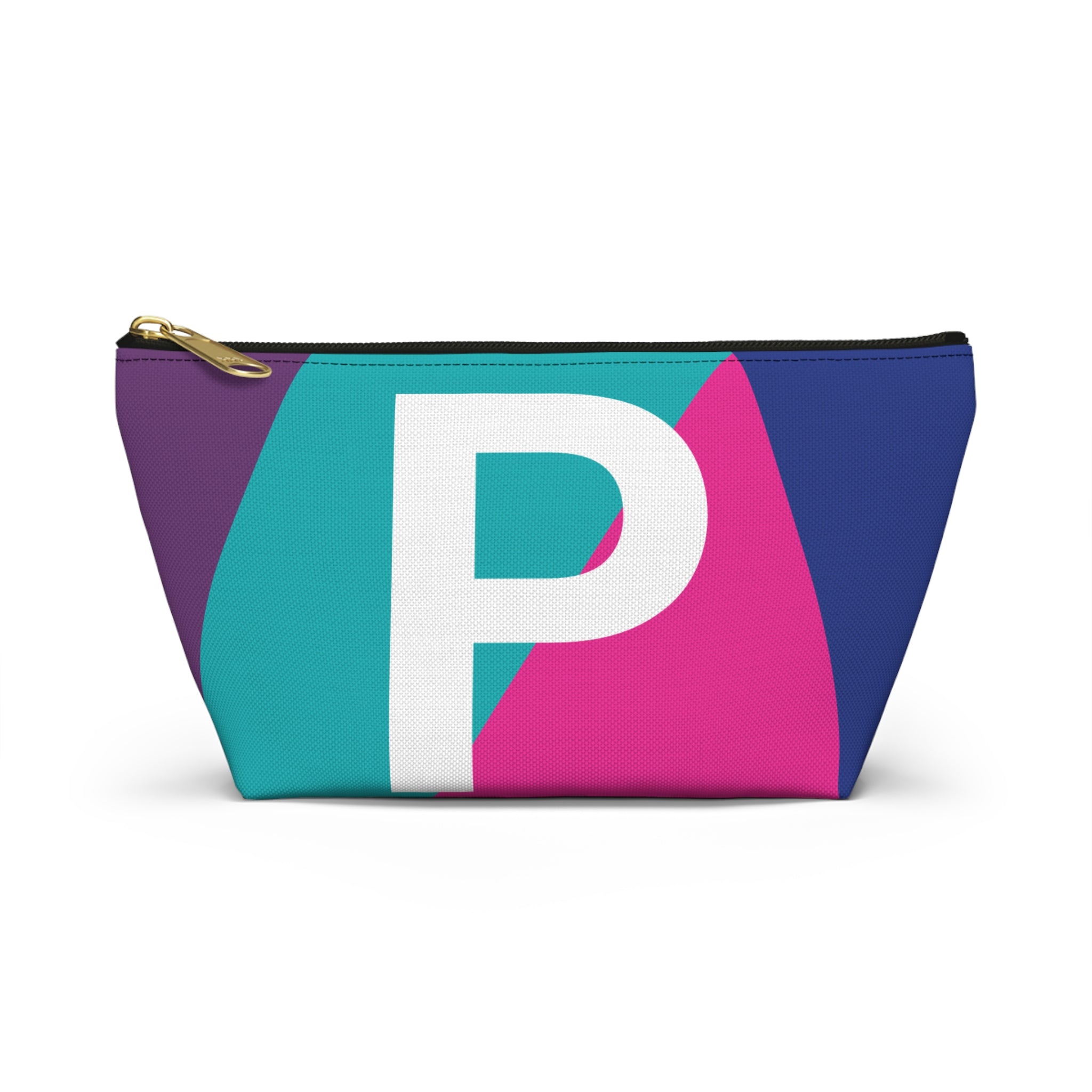Colorblock Accessory Pouch — Monogram P T-Bottom Cosmetic Bag
