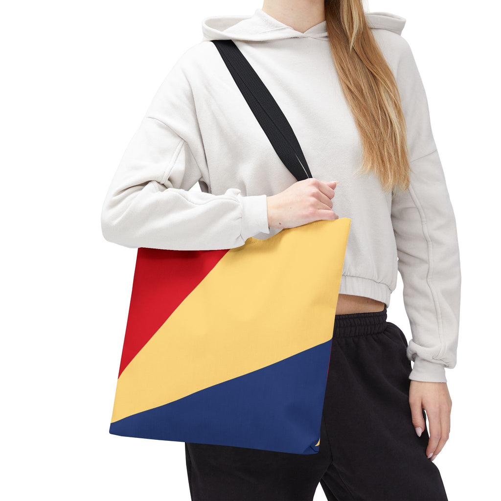 Colorblock Tote Bag