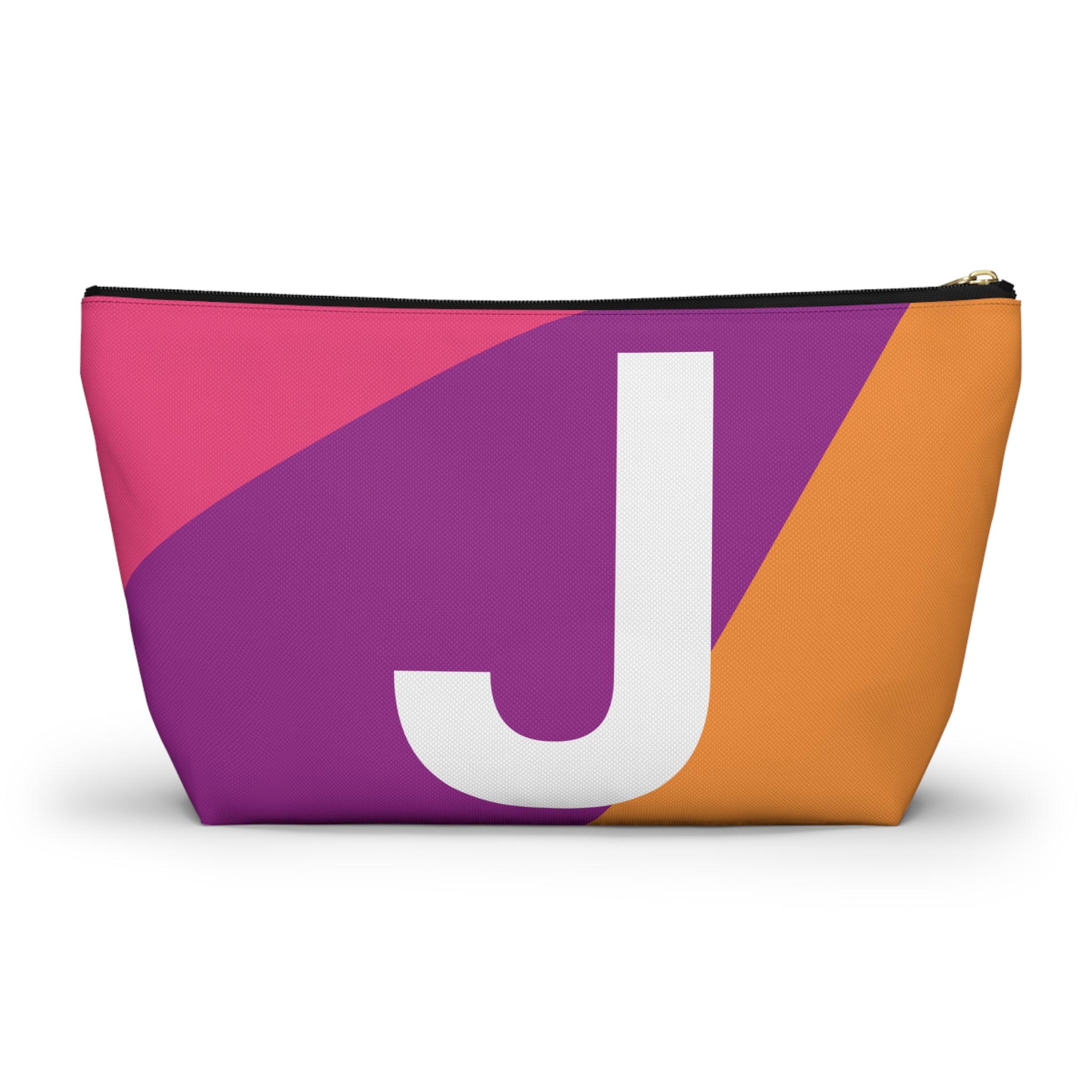 Colorblock Accessory Pouch — Monogram J T-Bottom Cosmetic Bag