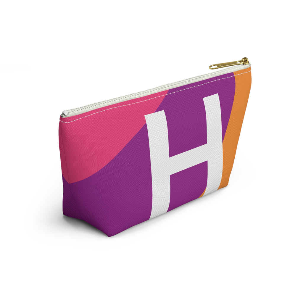 Colorblock Accessory Pouch — Monogram H T-Bottom Cosmetic Bag