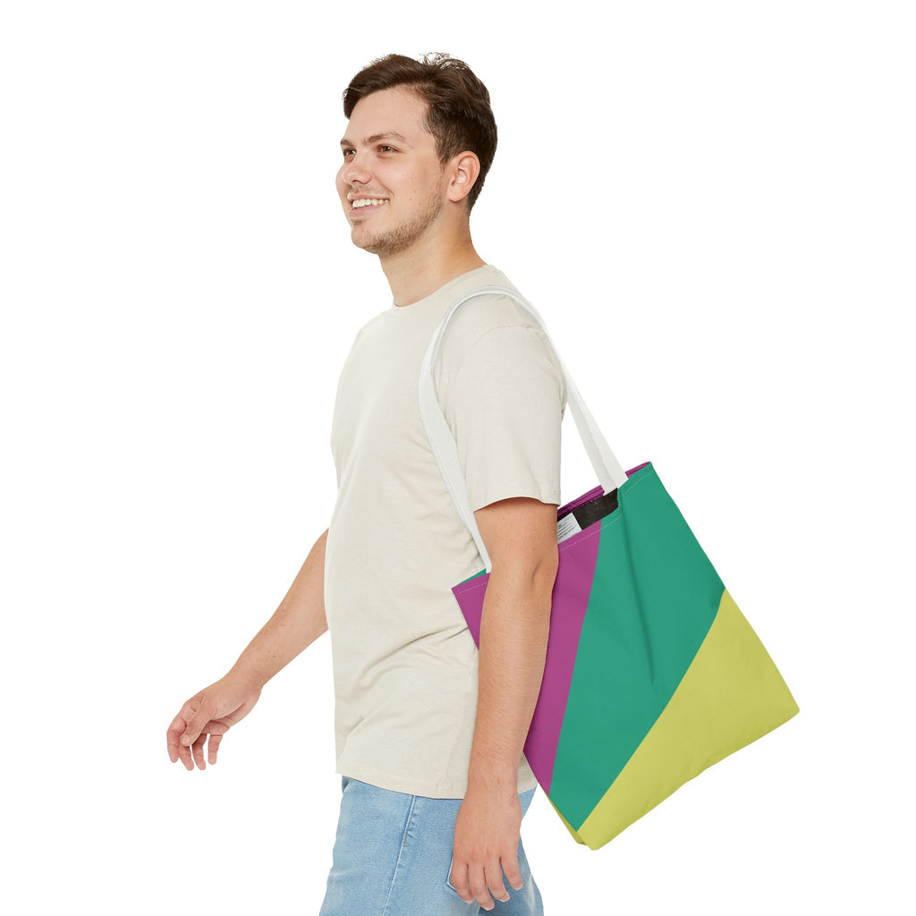 Colorblock Tote Bag