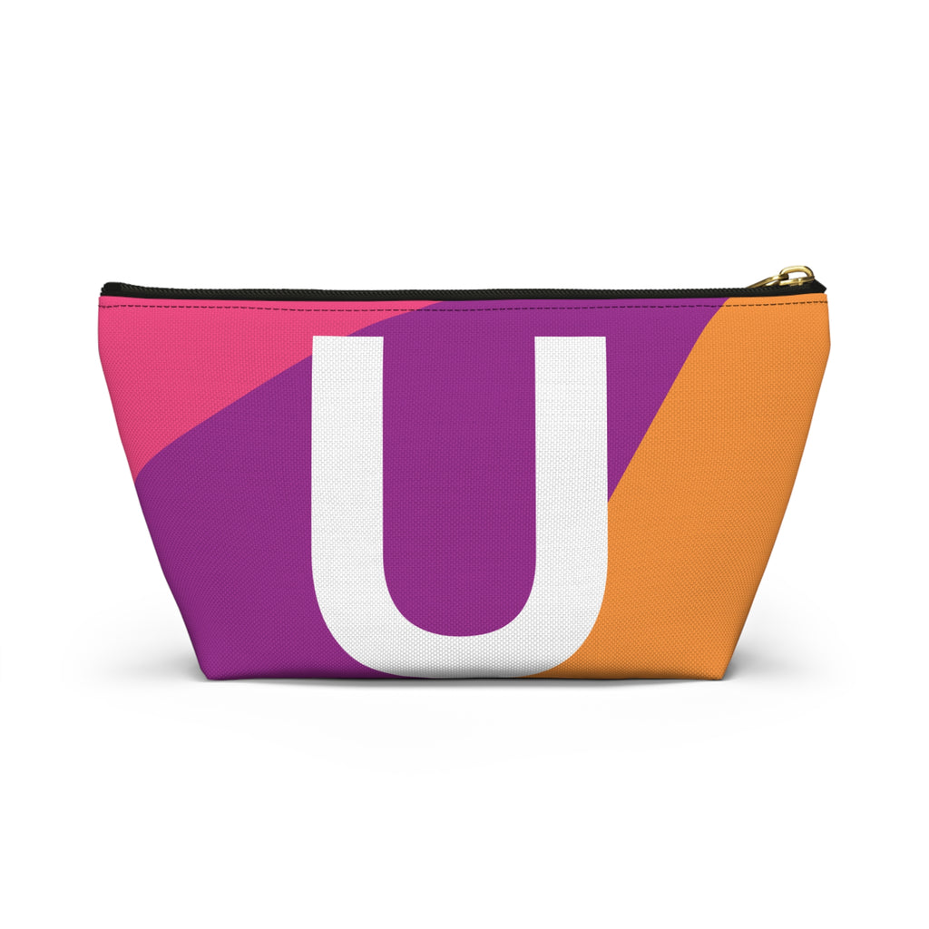 Colorblock Accessory Pouch — Monogram U T-Bottom Cosmetic Bag
