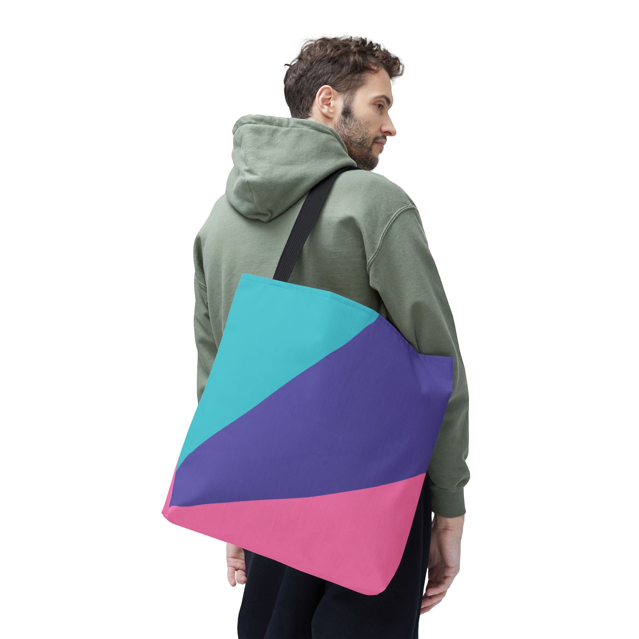 Colorblock Tote Bag