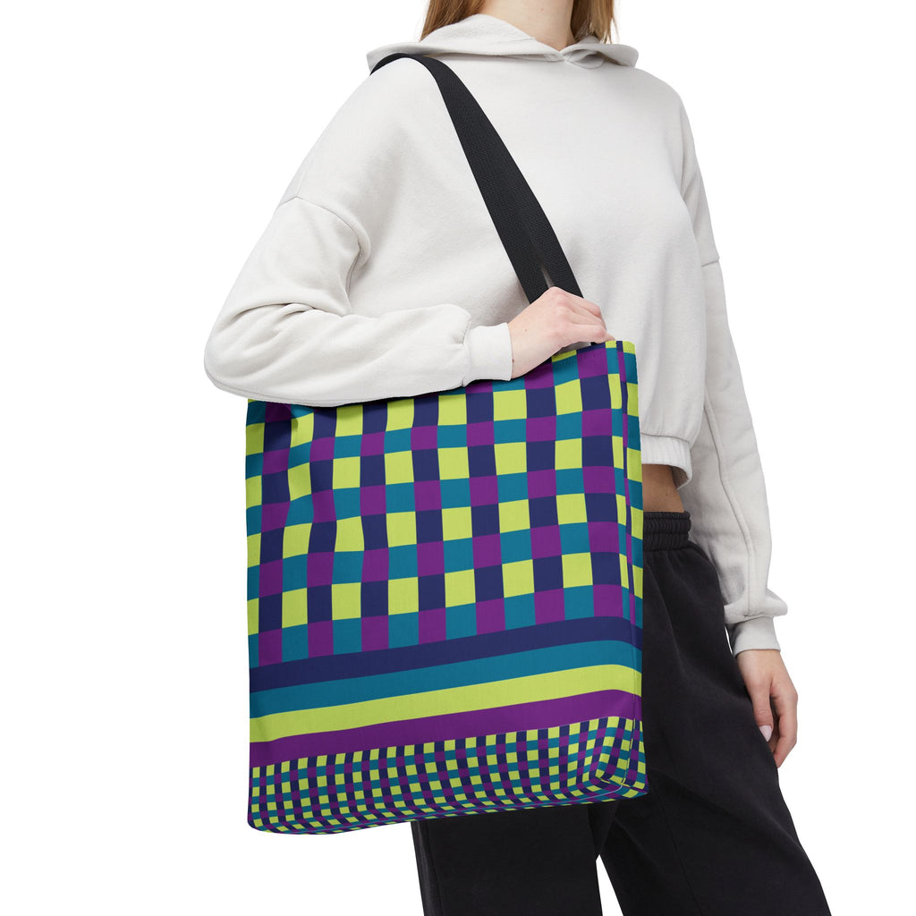 Colorblock Tote Bag