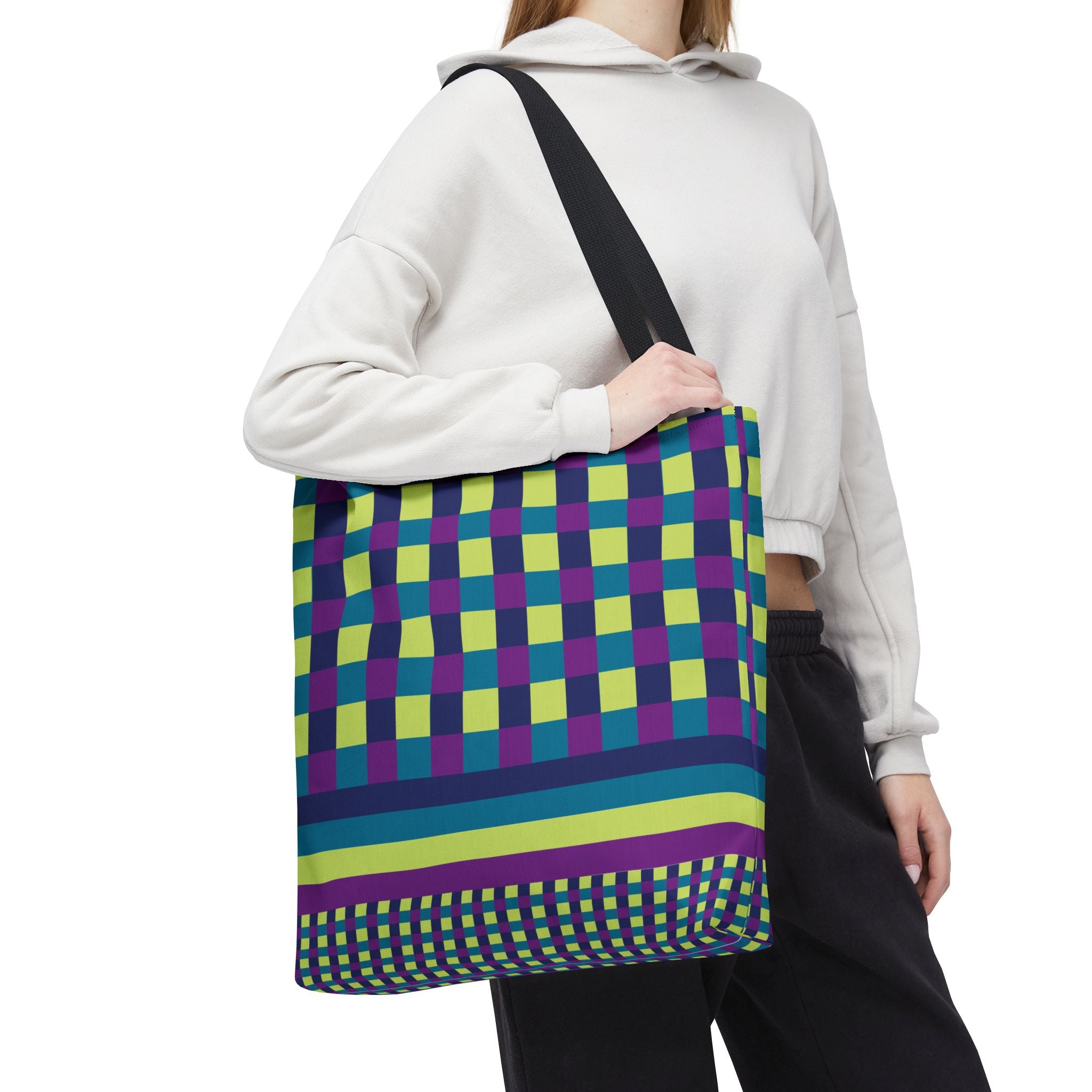 Colorblock Tote Bag
