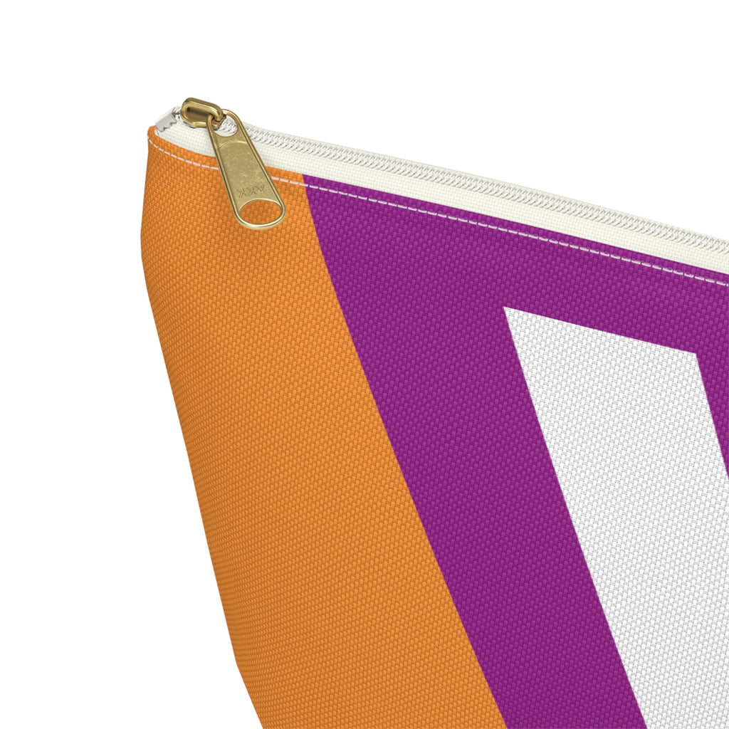 Colorblock Accessory Pouch — Monogram Y T-Bottom Cosmetic Bag