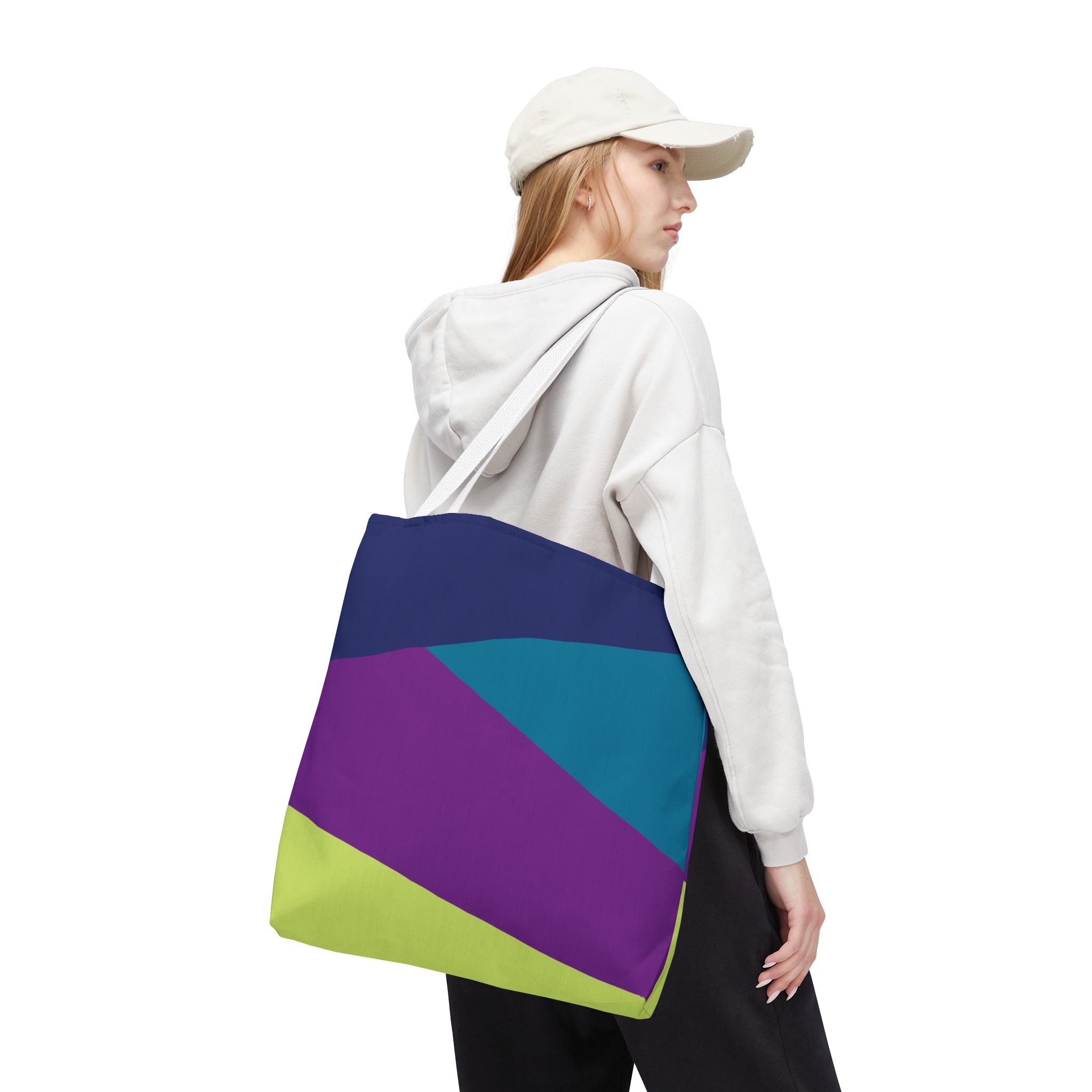Colorblock Tote Bag