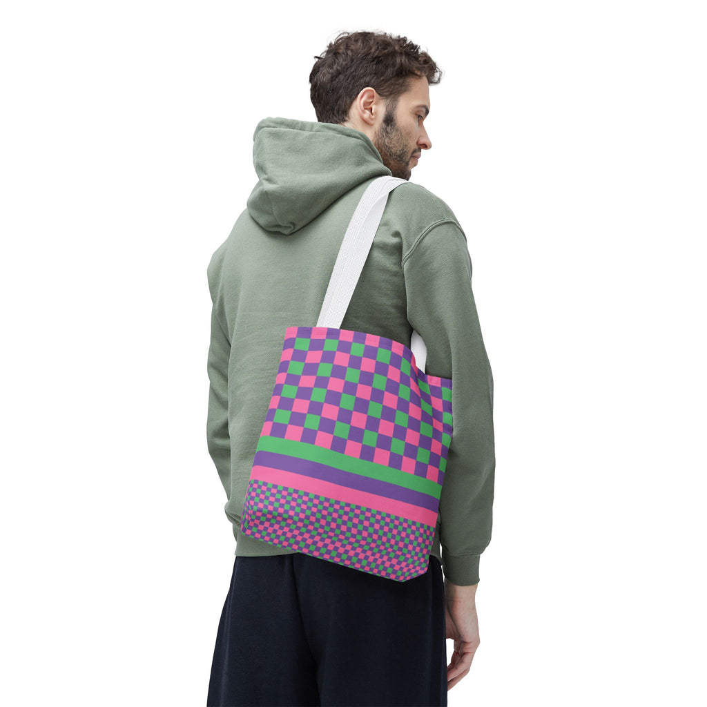Colorblock Tote Bag