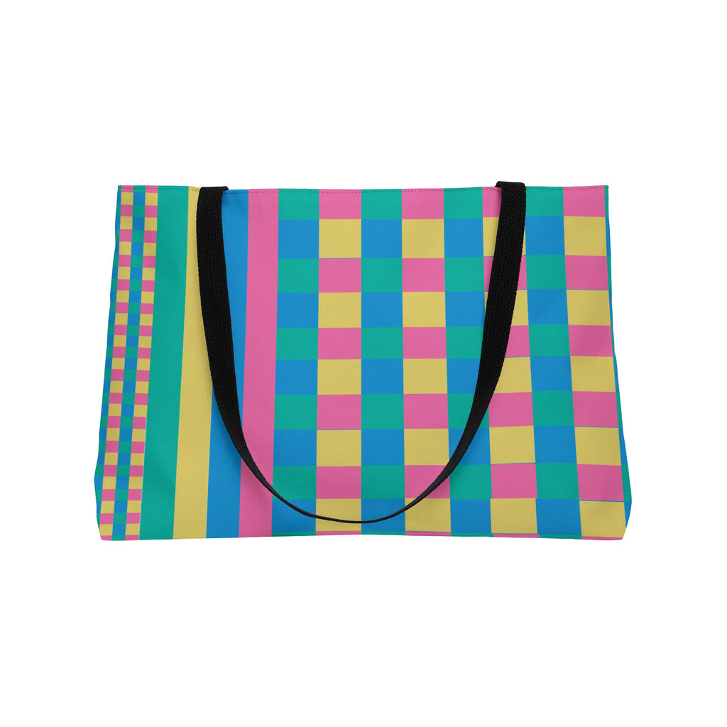 Colorblock Tote Bag