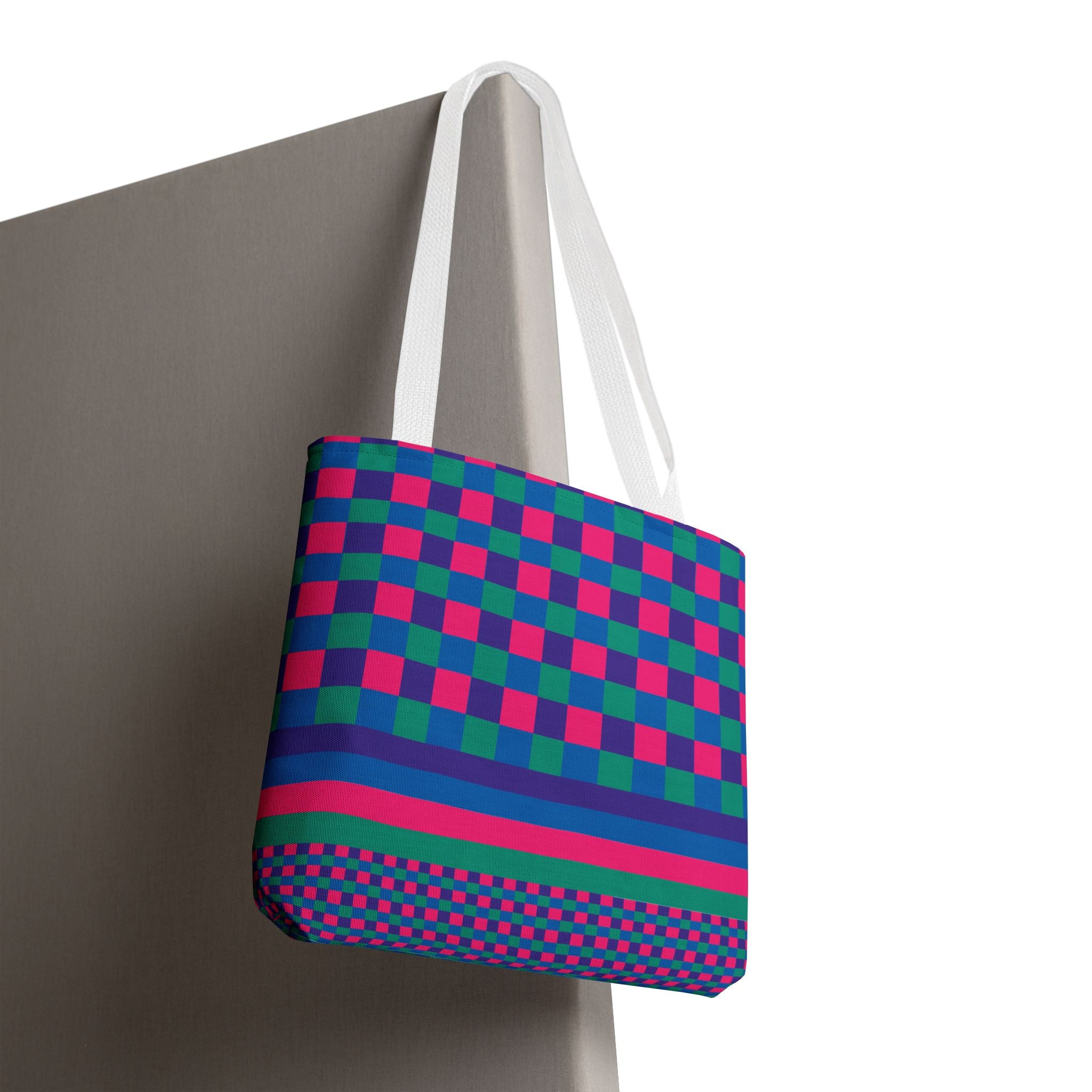 Colorblock Tote Bag