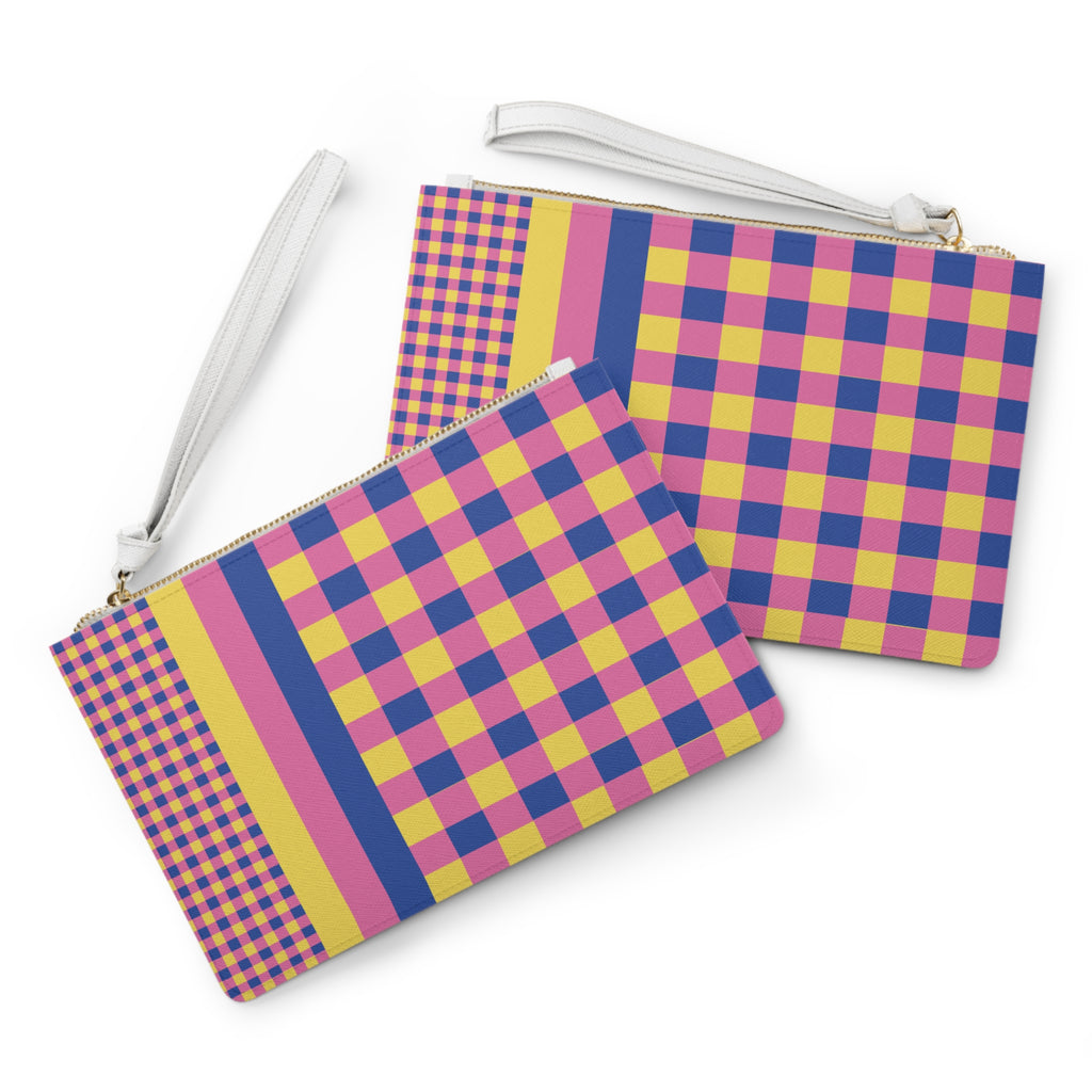 Colorblock Clutch Bag
