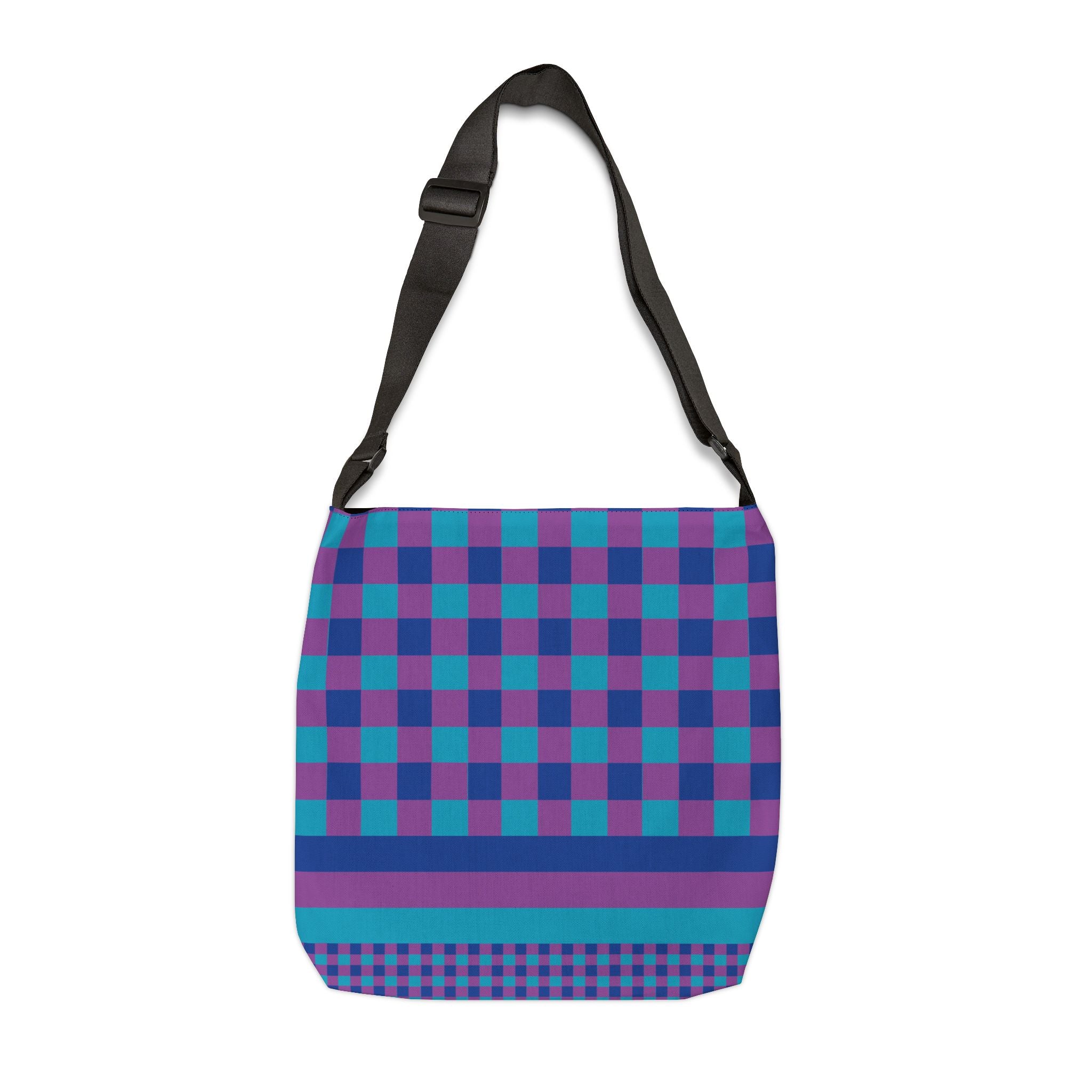 Colorblock Geometric Tote Bag