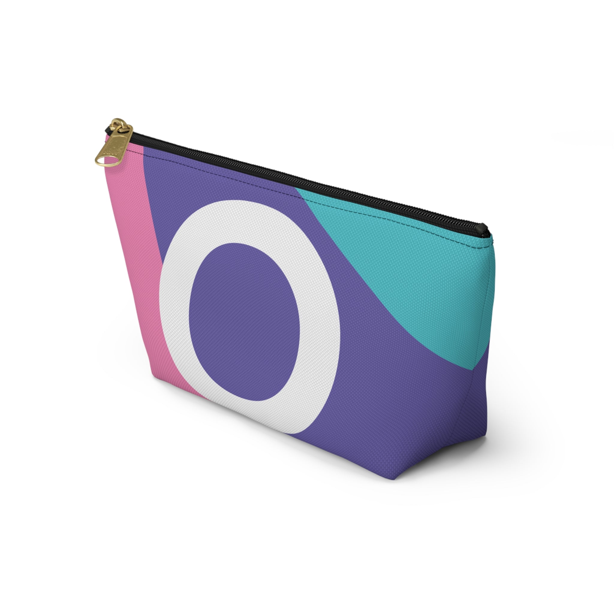 Colorblock Accessory Pouch — Monogram O T-Bottom Cosmetic Bag