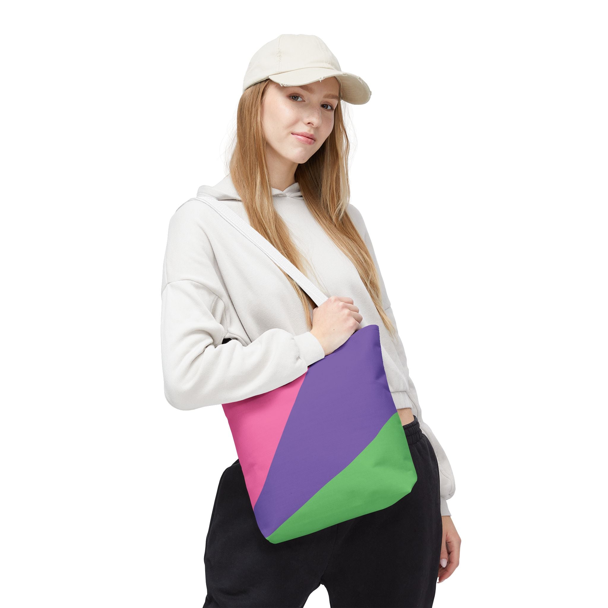 Colorblock Tote Bag