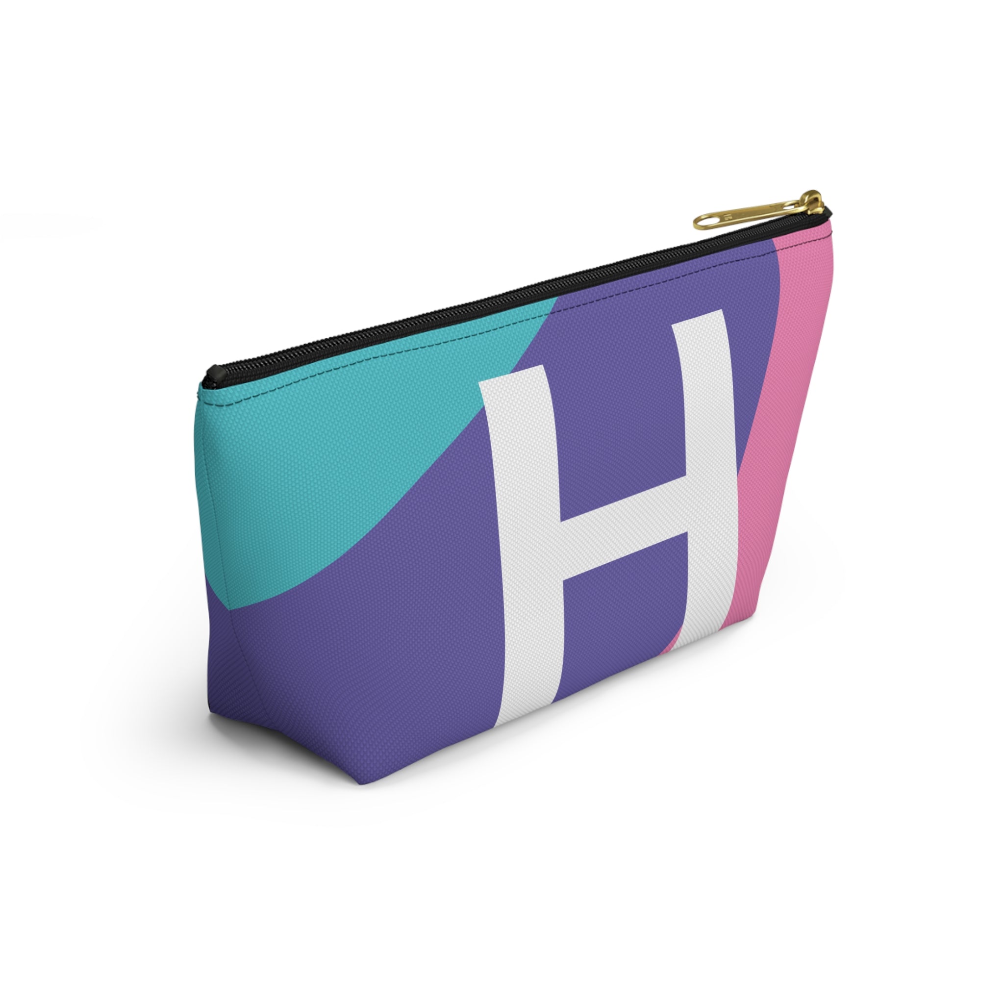 Colorblock Accessory Pouch — Monogram H T-Bottom Cosmetic Bag