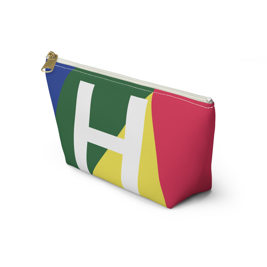 Colorblock Accessory Pouch — Monogram H T-Bottom Cosmetic Bag