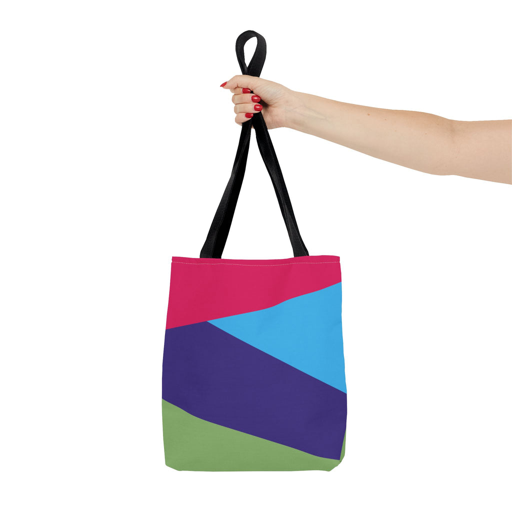 Colorblock Tote Bag