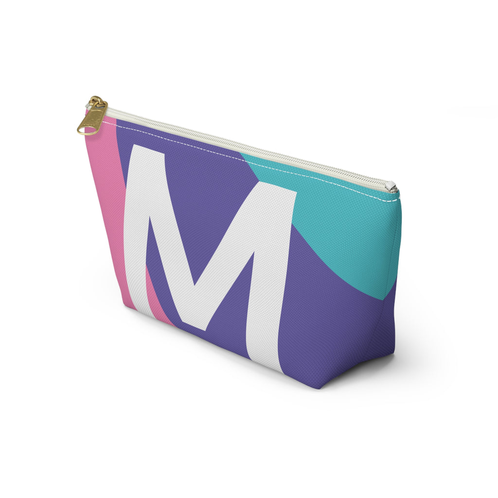 Colorblock Accessory Pouch — Monogram M T-Bottom Cosmetic Bag