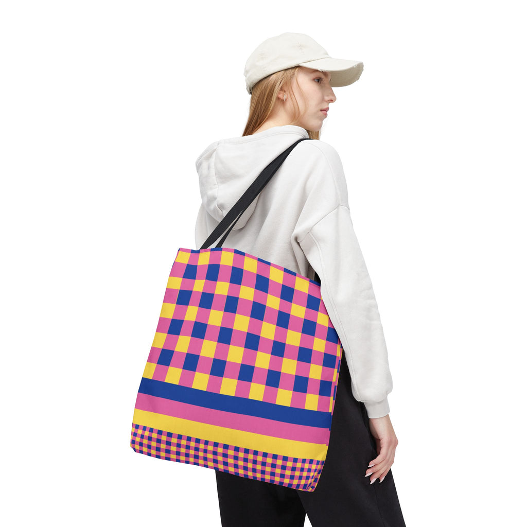 Colorblock Tote Bag