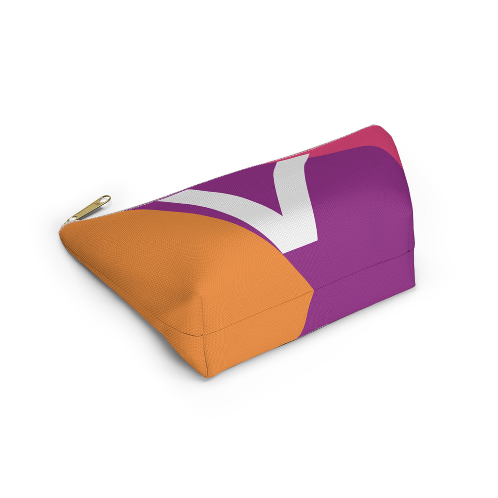 Colorblock Accessory Pouch — Monogram V T-Bottom Cosmetic Bag